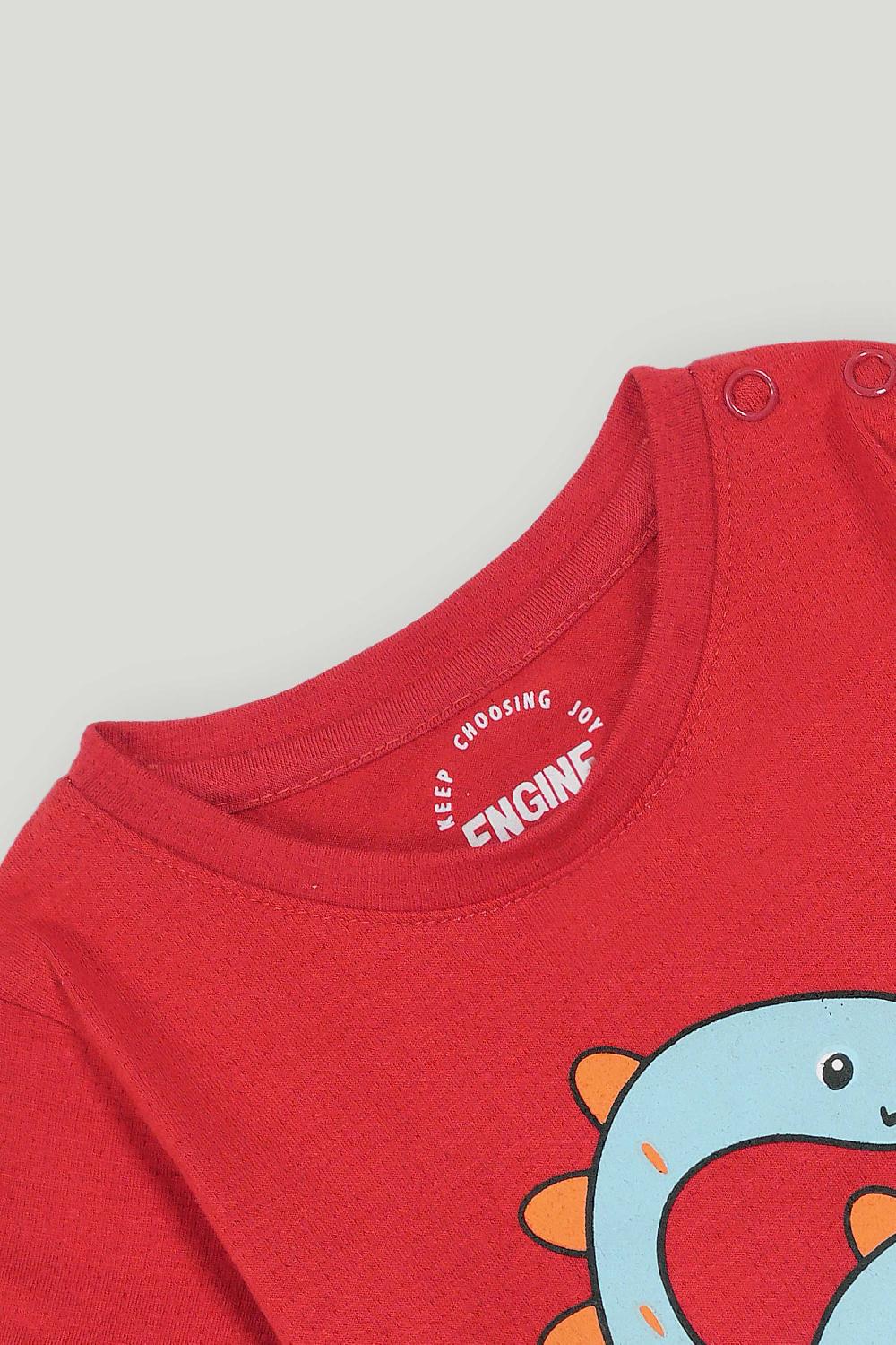 Engine Boys T Shirt VIT152-I02-RED