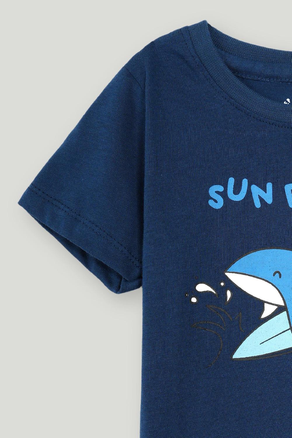 Engine Boys T Shirt VIT167-I04-NVY