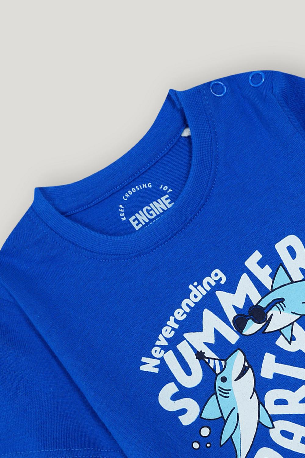 Engine Boys T Shirt VIT175-I02-BLU