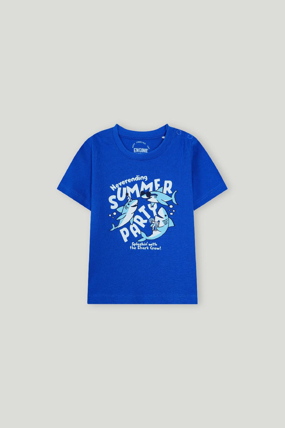 engine Boys T Shirt VIT175-I02-BLU