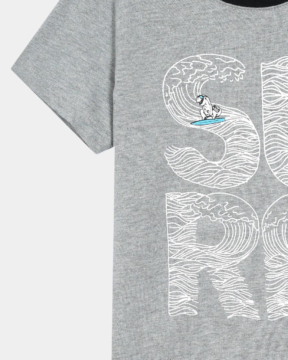 Engine Boys T Shirt VKT096-K02-GRY