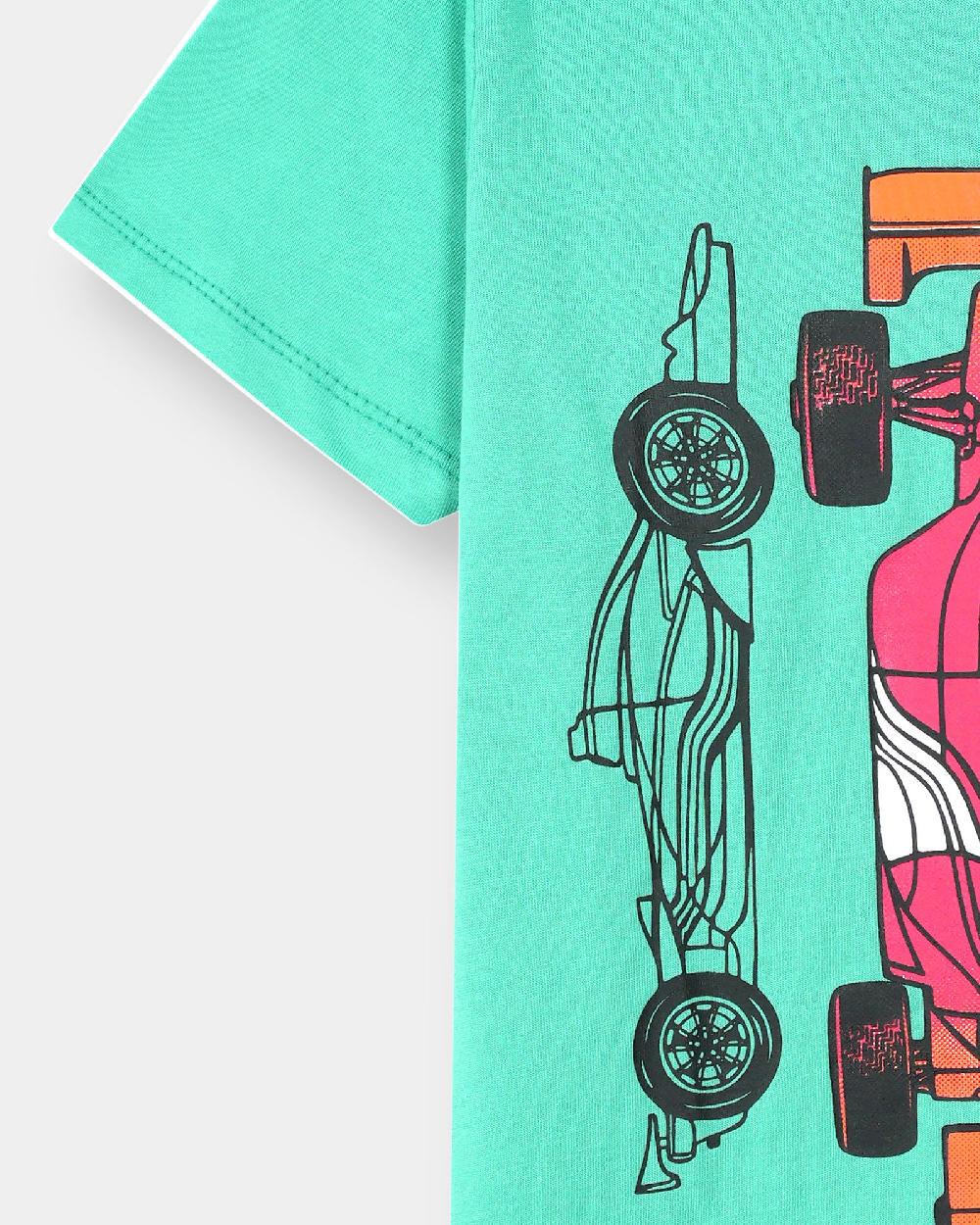Engine Boys T Shirt VKT118-K02-GRN