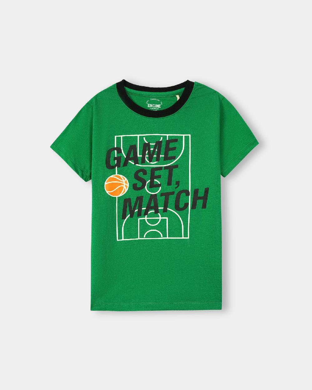 engine Boys T Shirt VKT127-K02-GRN