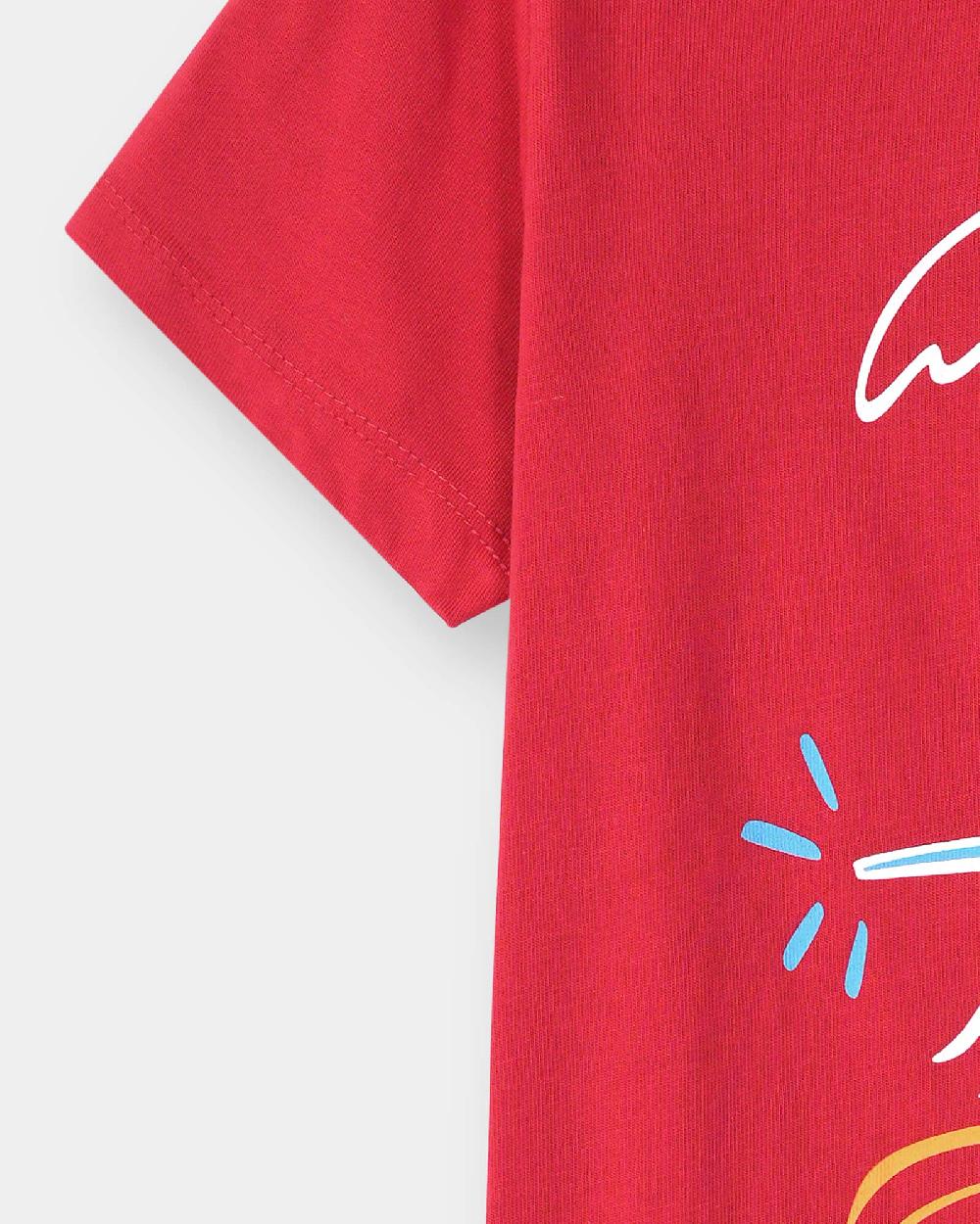 Engine Boys T Shirt VKT140-506-RED