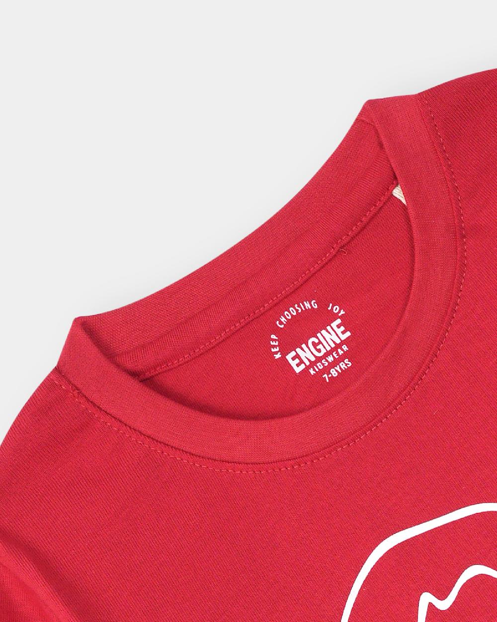 Engine Boys T Shirt VKT140-506-RED