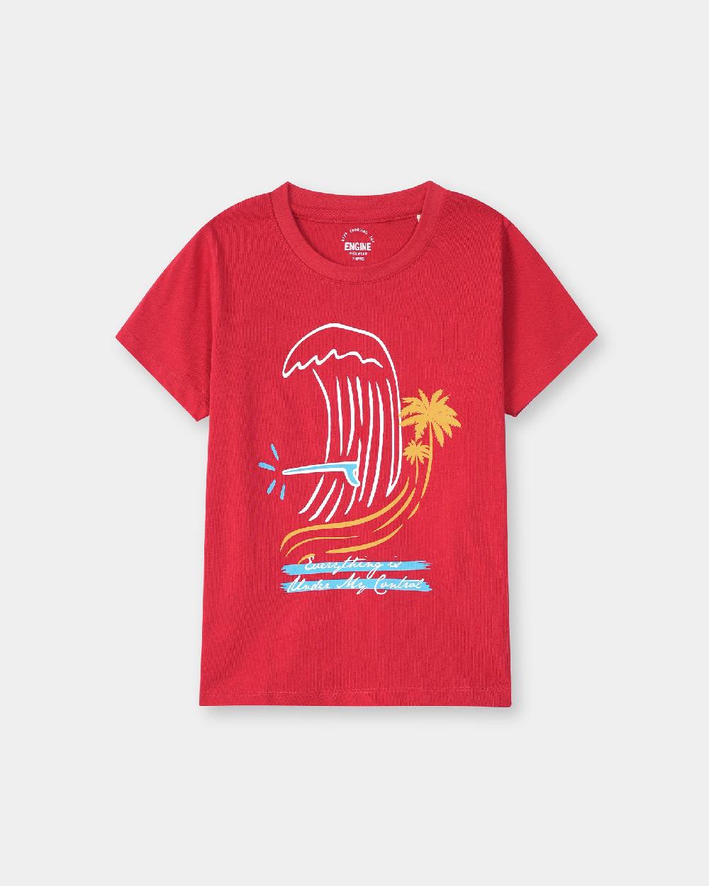 engine Boys T Shirt VKT140-506-RED