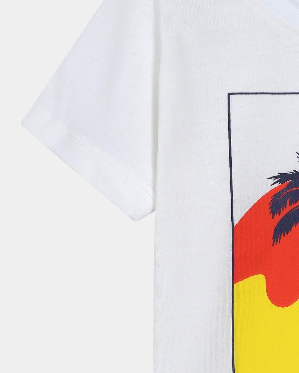 Engine Boys T Shirt VKT144-K02-WHT