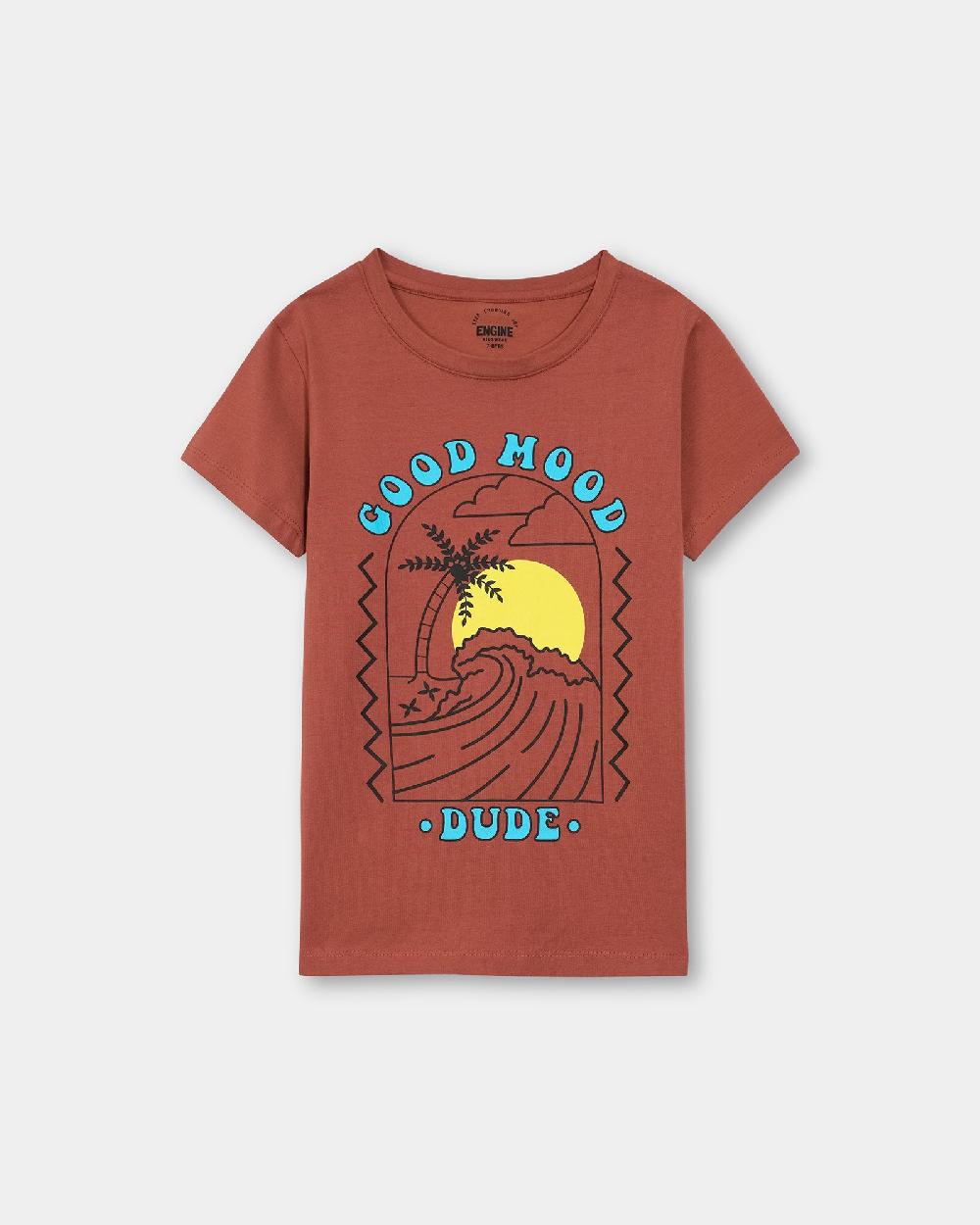engine Boys T Shirt VKT149-506-RST