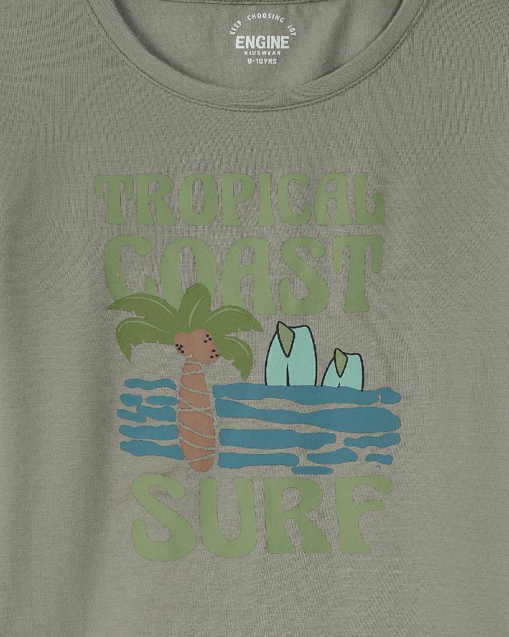 Engine Boys T Shirt VKT151-K02-SAG