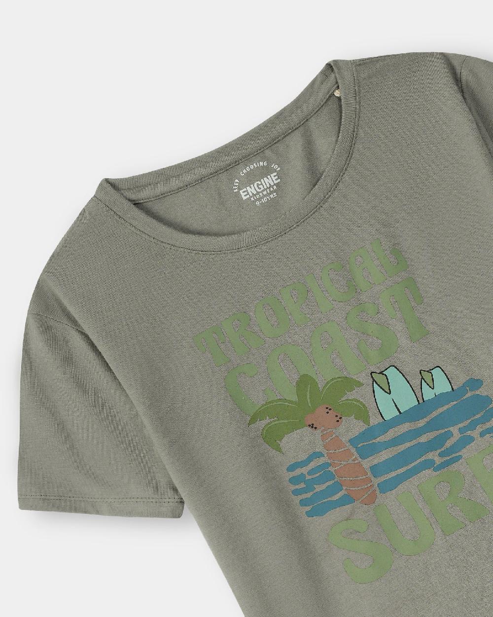 Engine Boys T Shirt VKT151-K02-SAG