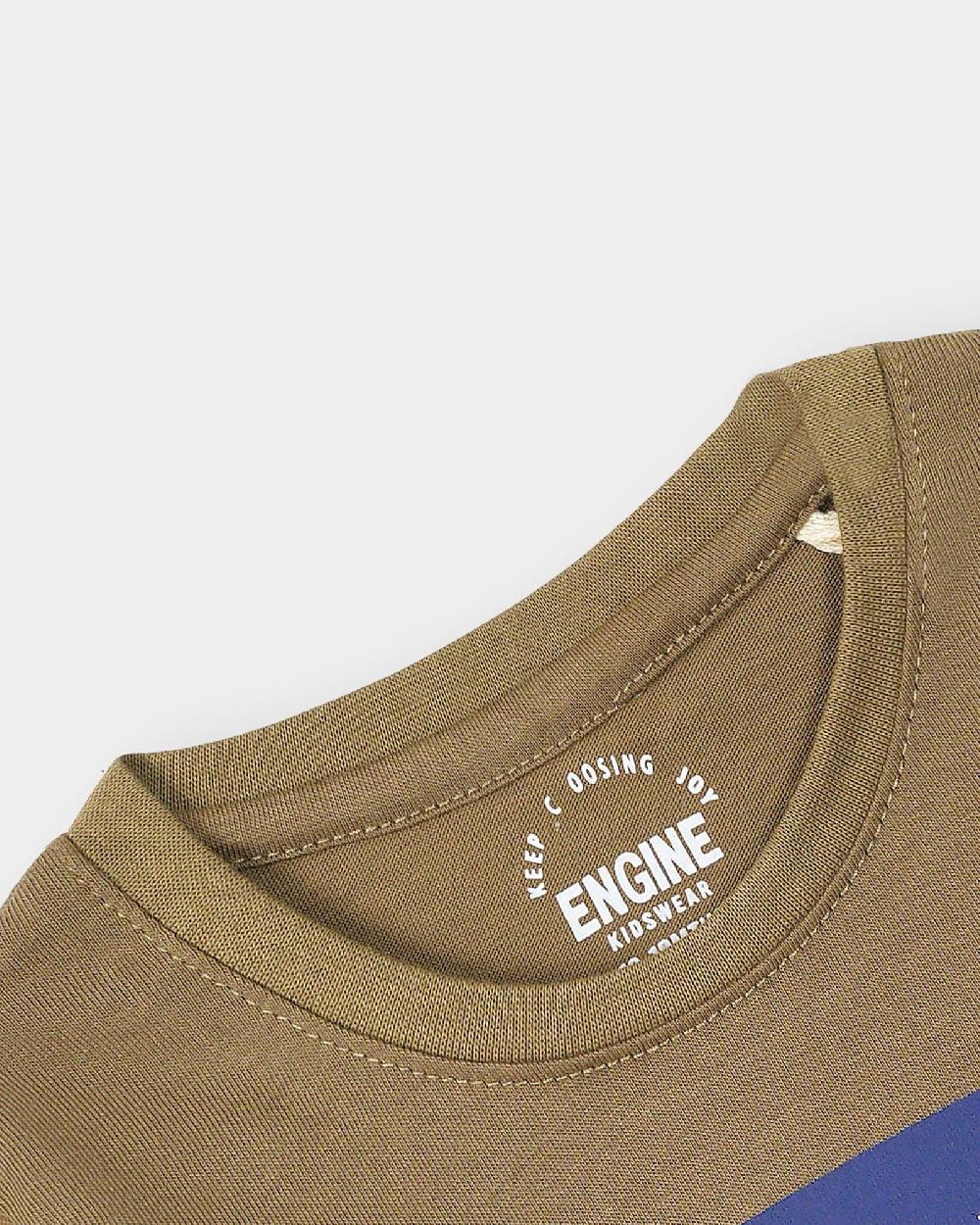 Engine Boys T Shirt VKT155-506-OLV