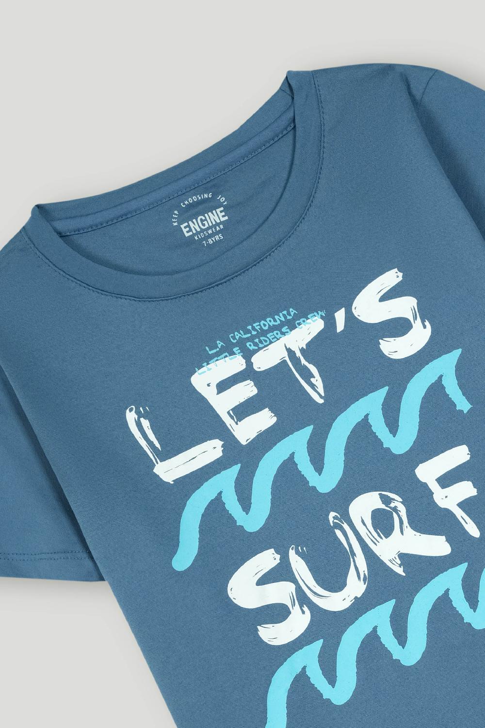 Engine Boys T Shirt VKT180-507-BLU