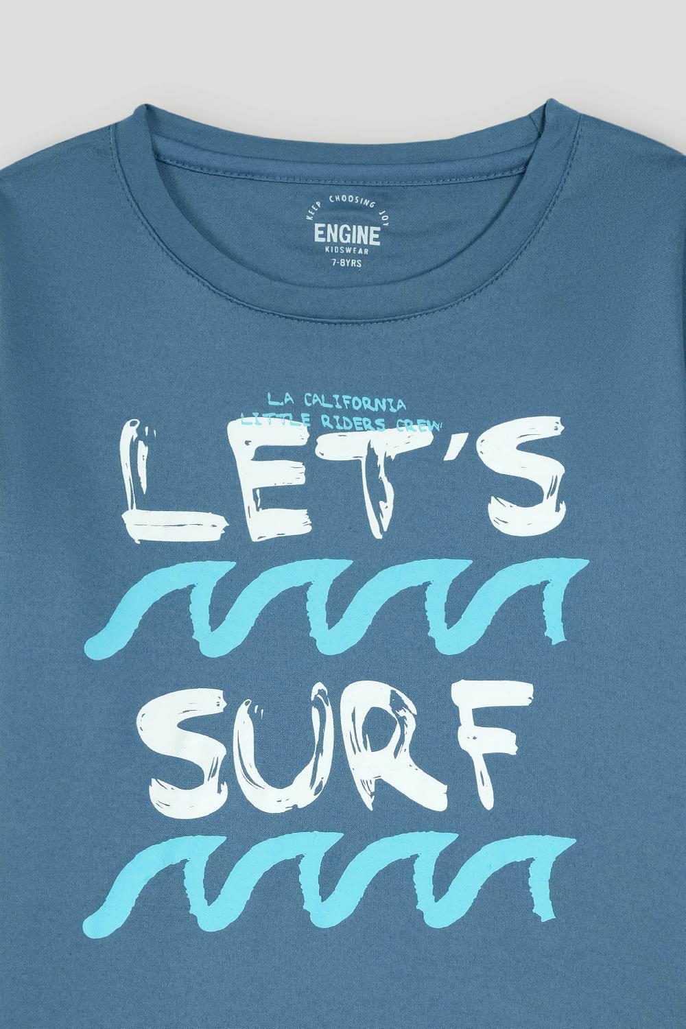 Engine Boys T Shirt VKT180-507-BLU