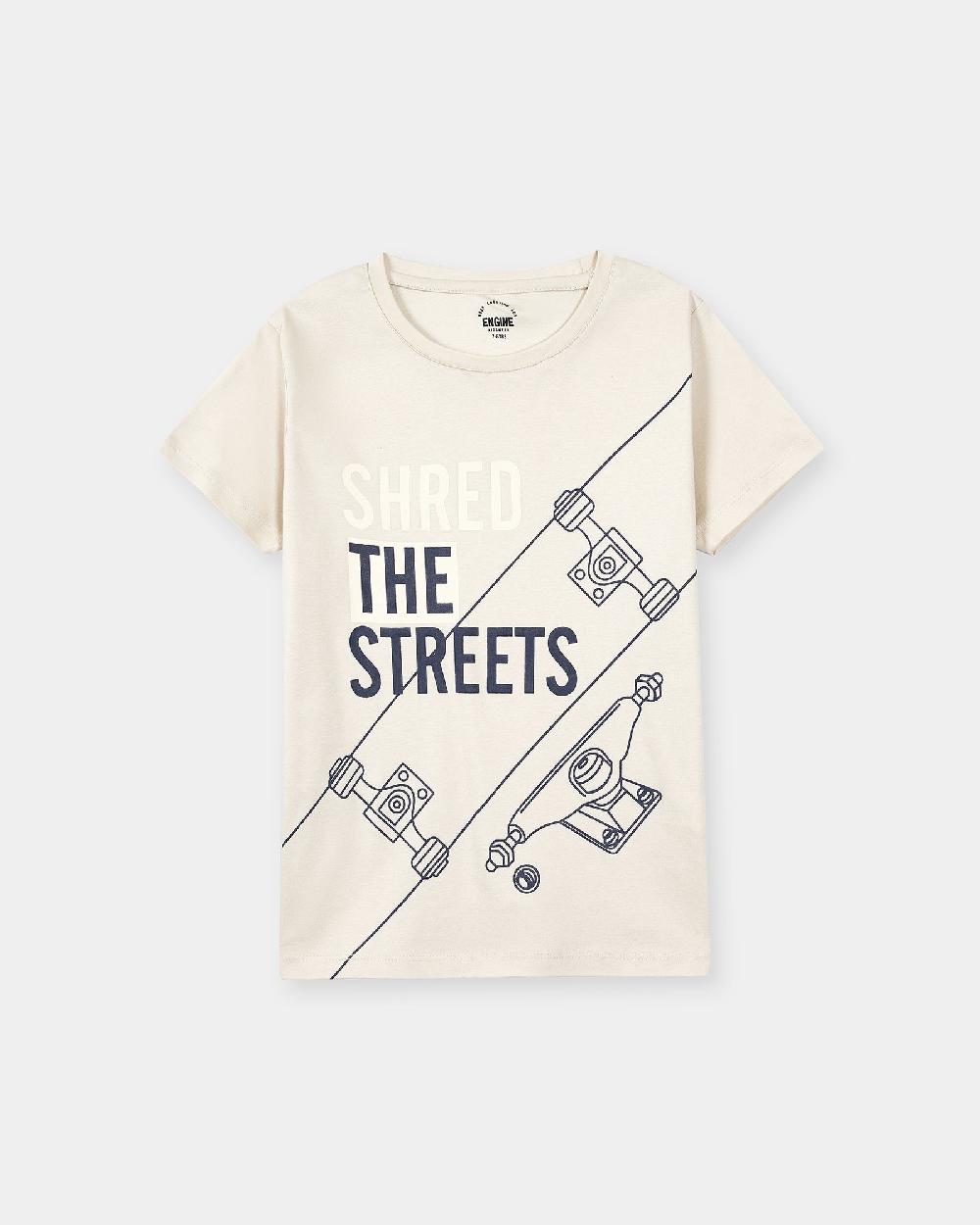 engine Boys T Shirt VKT182-507-BGE