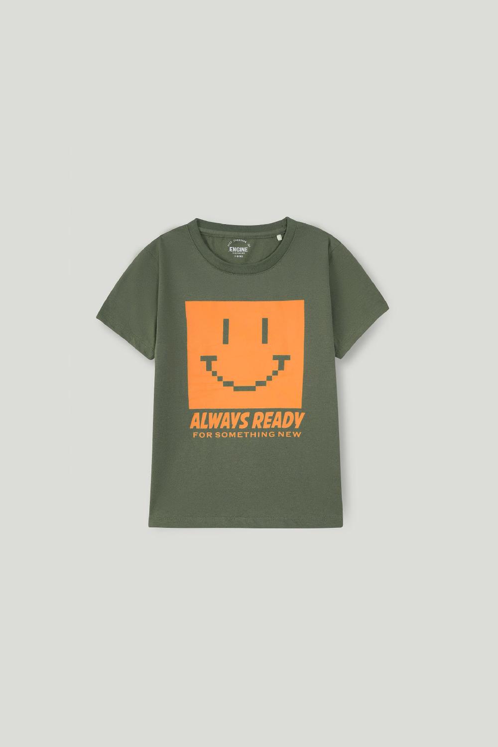 engine Boys T Shirt VKT188-506-OLV