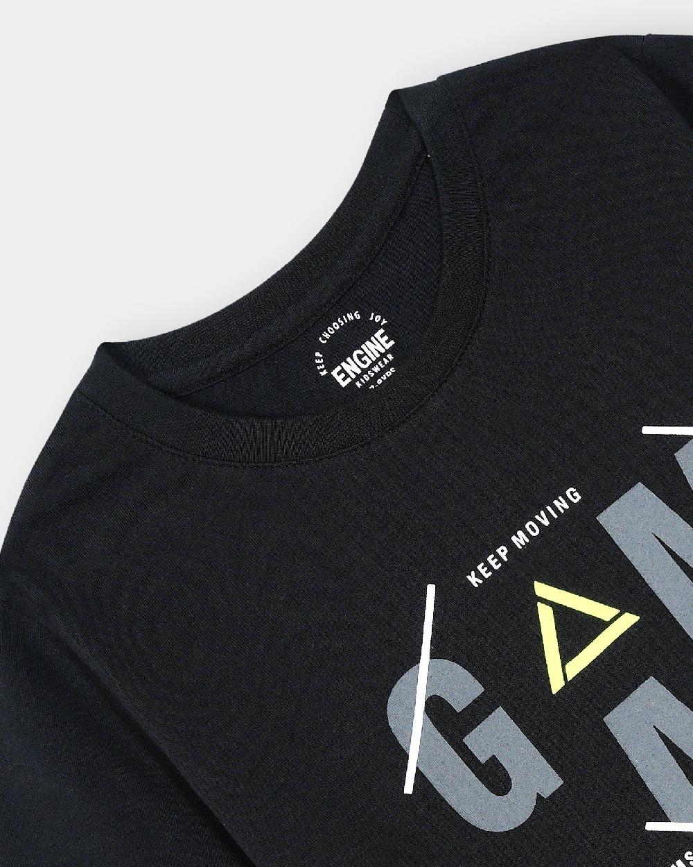 Engine Boys T Shirt VKT189-506-BLK