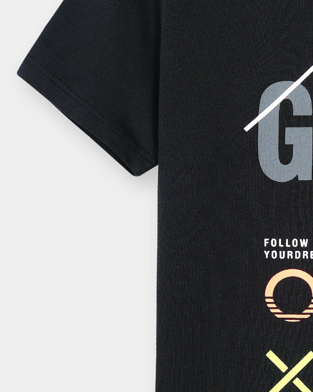 Engine Boys T Shirt VKT189-506-BLK