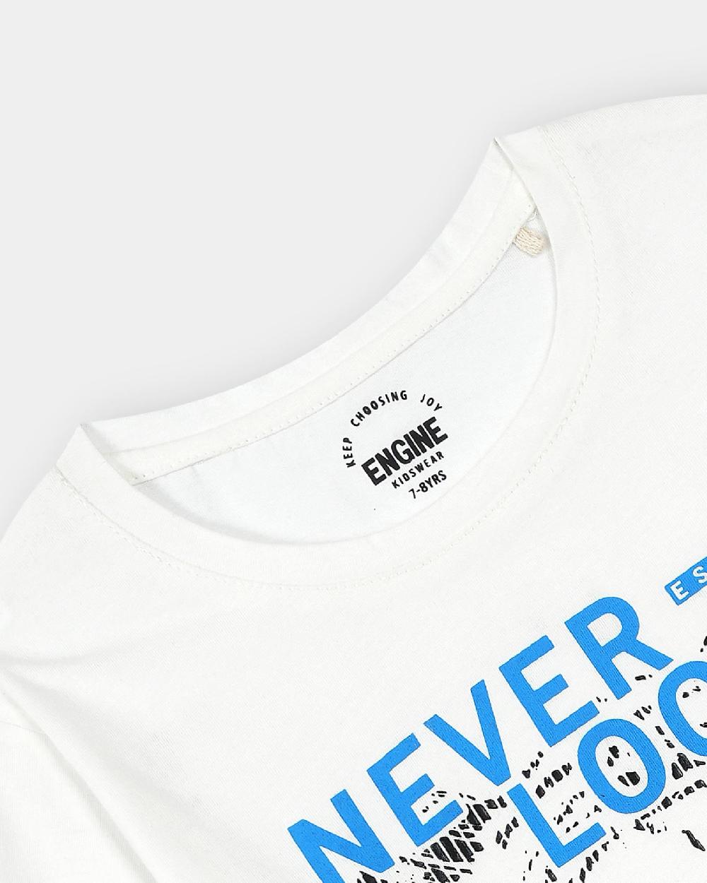 Engine Boys T Shirt VKT191-506-WHT