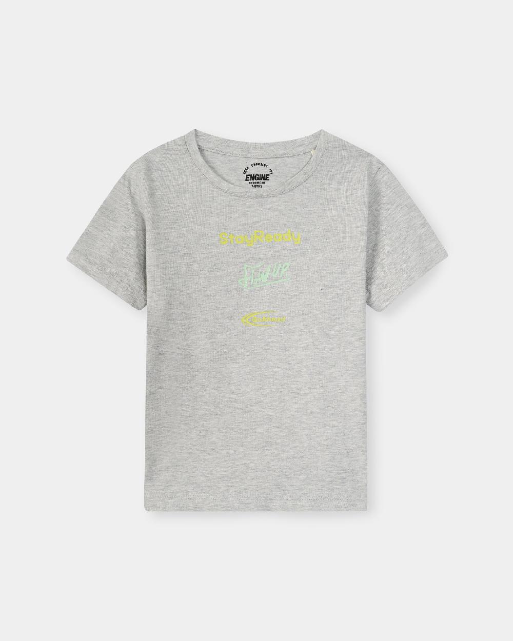 engine Boys T Shirt VKT196-506-LGY