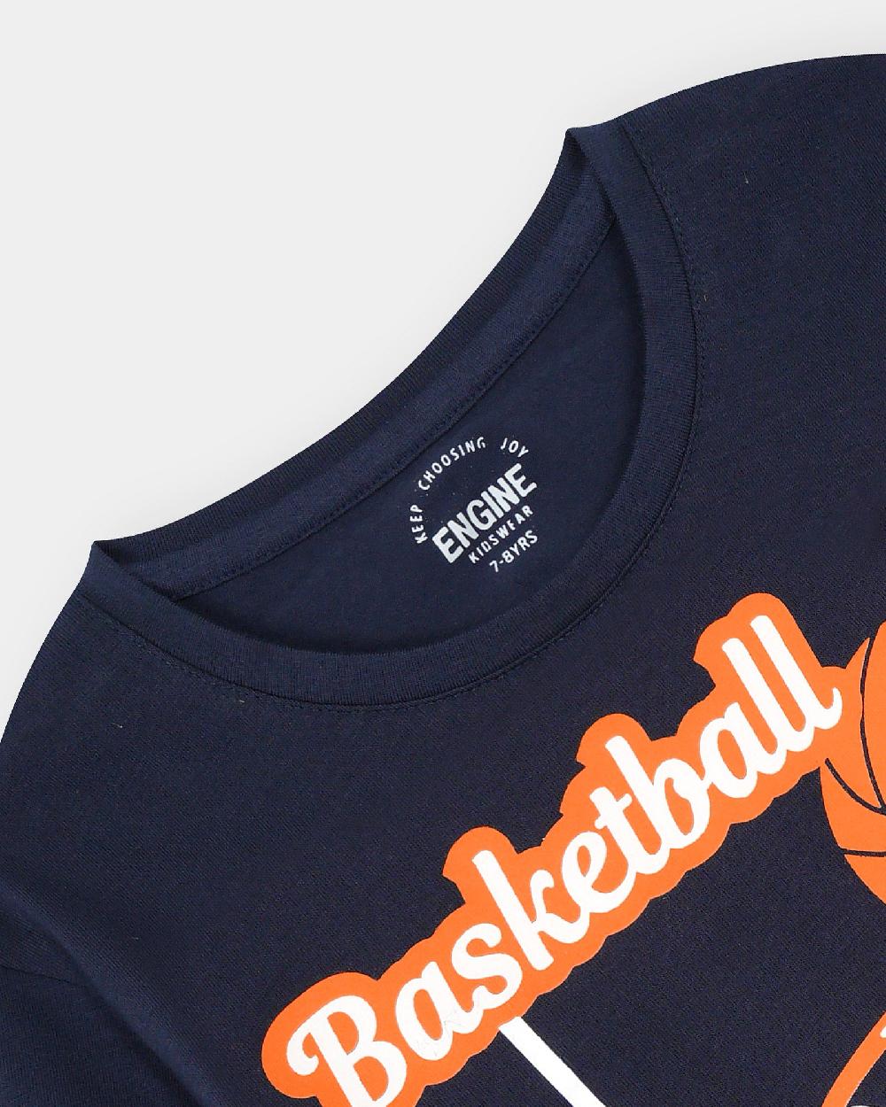 Engine Boys T Shirt VKT203-K02-NVY