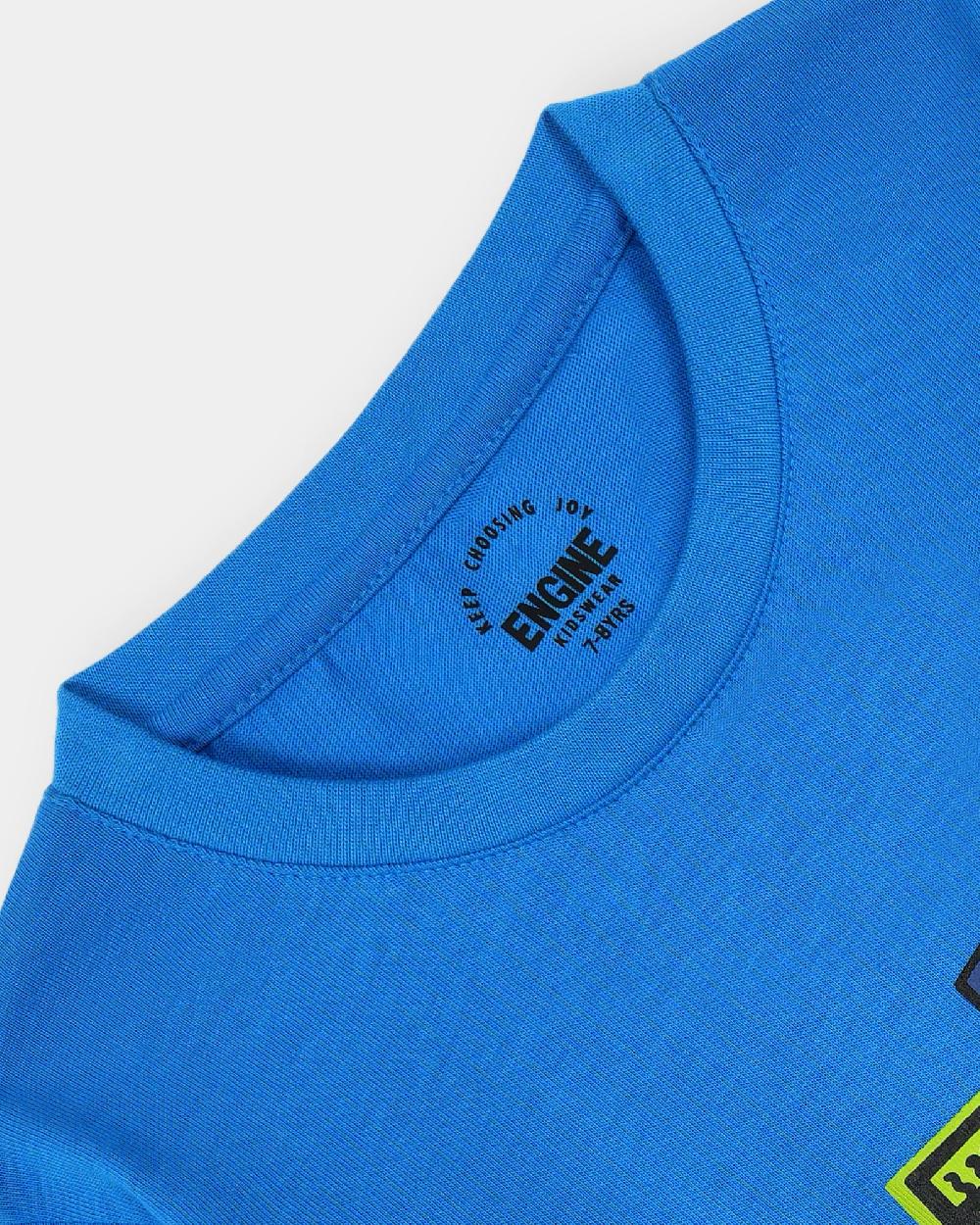 Engine Boys T Shirt VKT205-506-BLU
