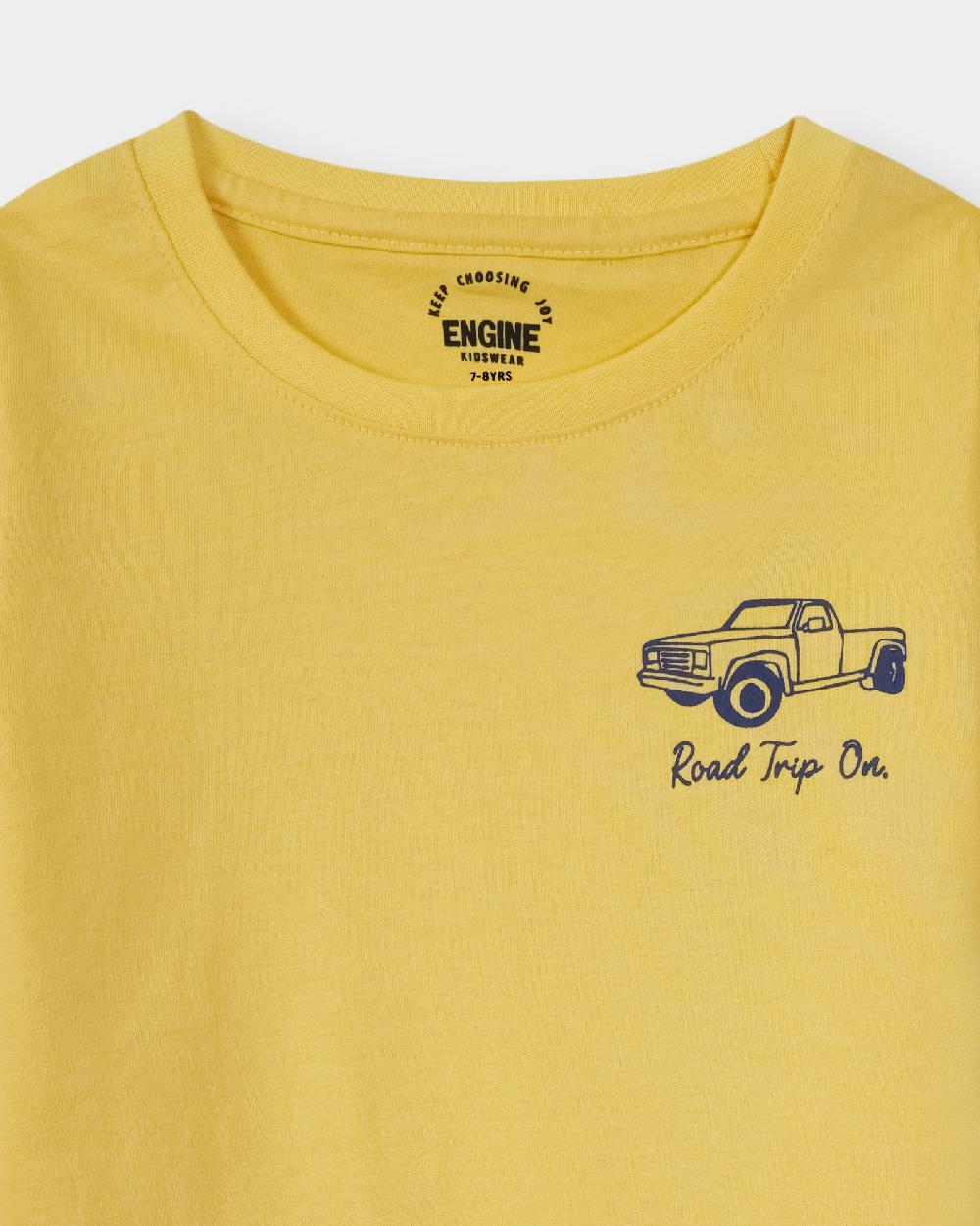 Engine Boys T Shirt VKT212-K02-YEL