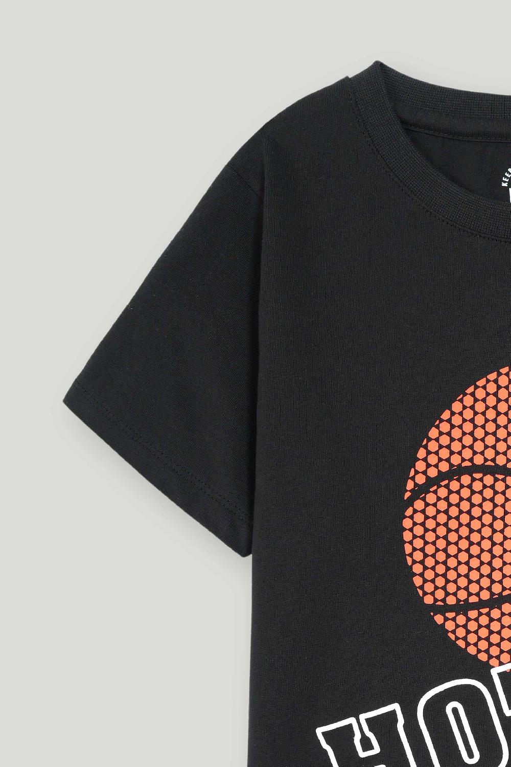 Engine Boys T Shirt VKT216-K02-BLK