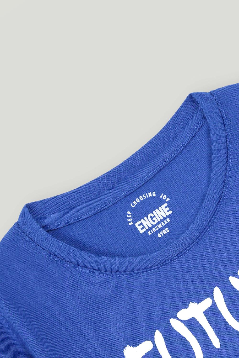 Engine Boys T Shirt VKT218-506-BLU
