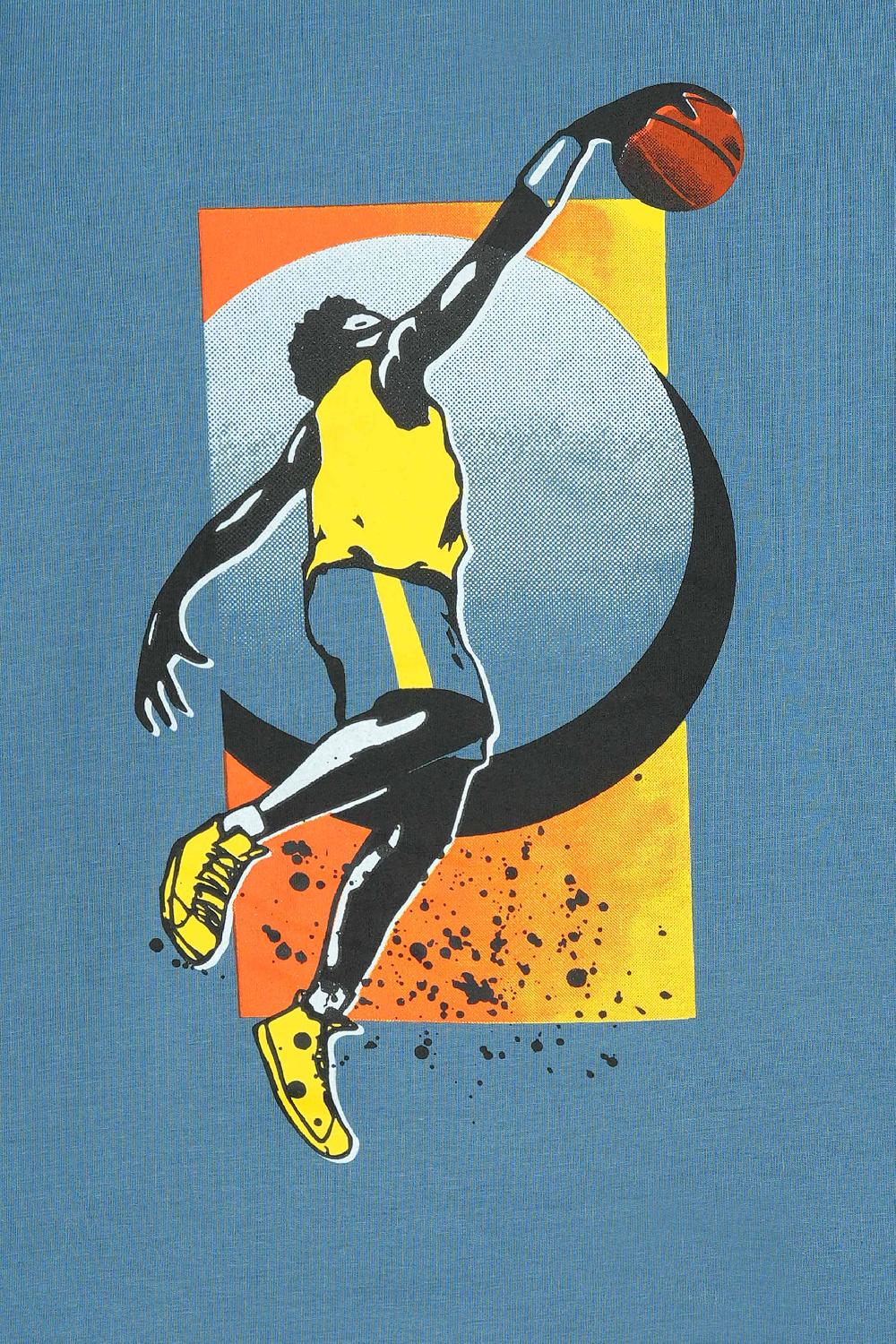 Engine Boys T Shirt VKT227-K02-BLU