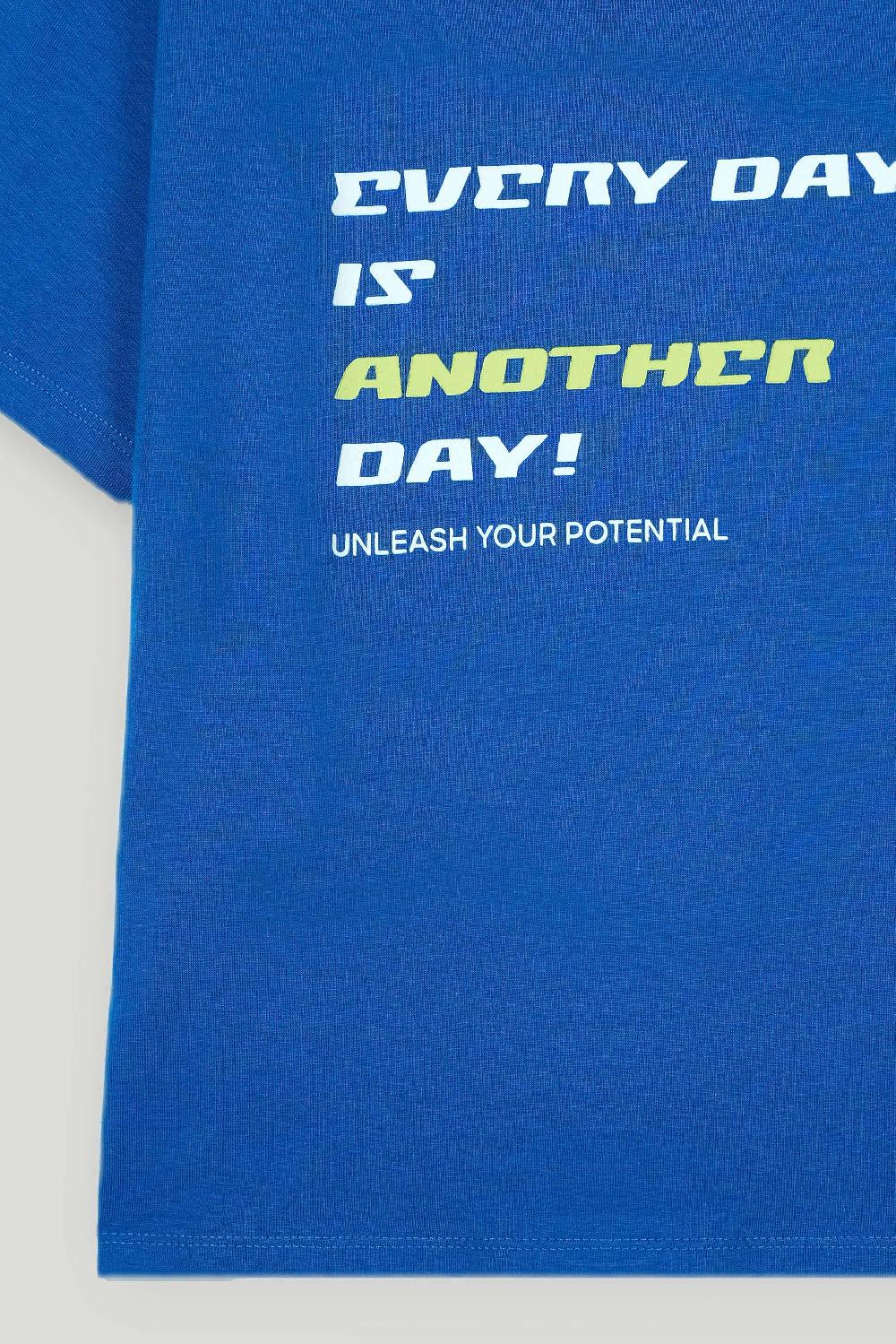 Engine Boys T Shirt VKT228-K02-BLU