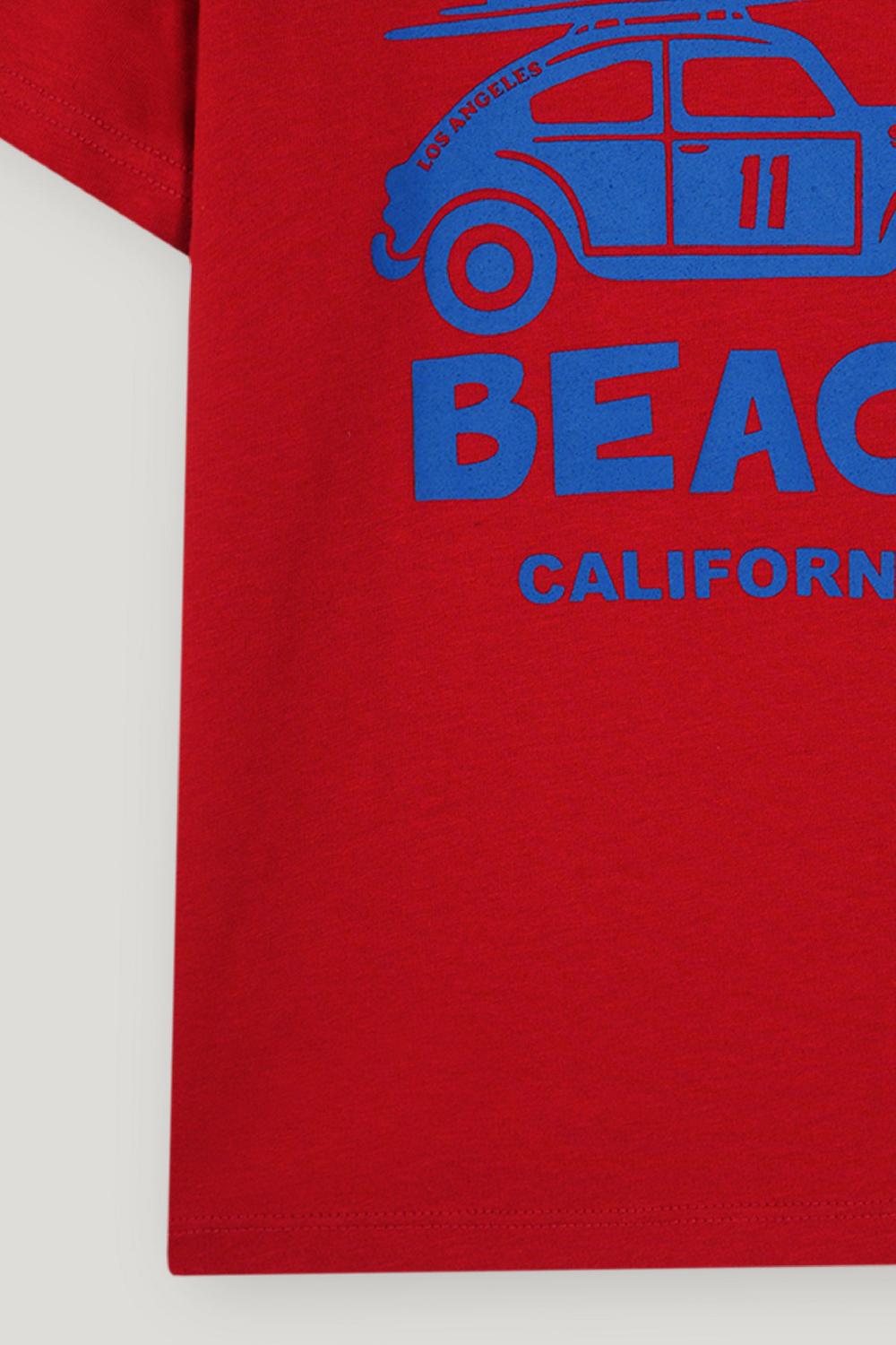 Engine Boys T Shirt VKT233-K02-RED