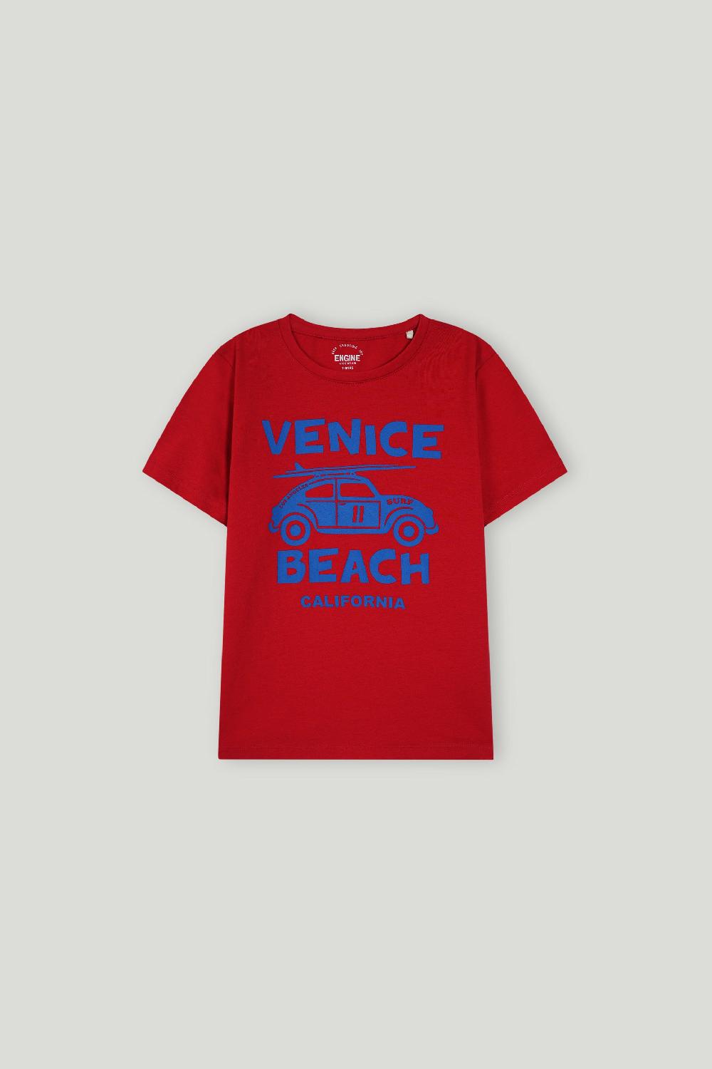 engine Boys T Shirt VKT233-K02-RED
