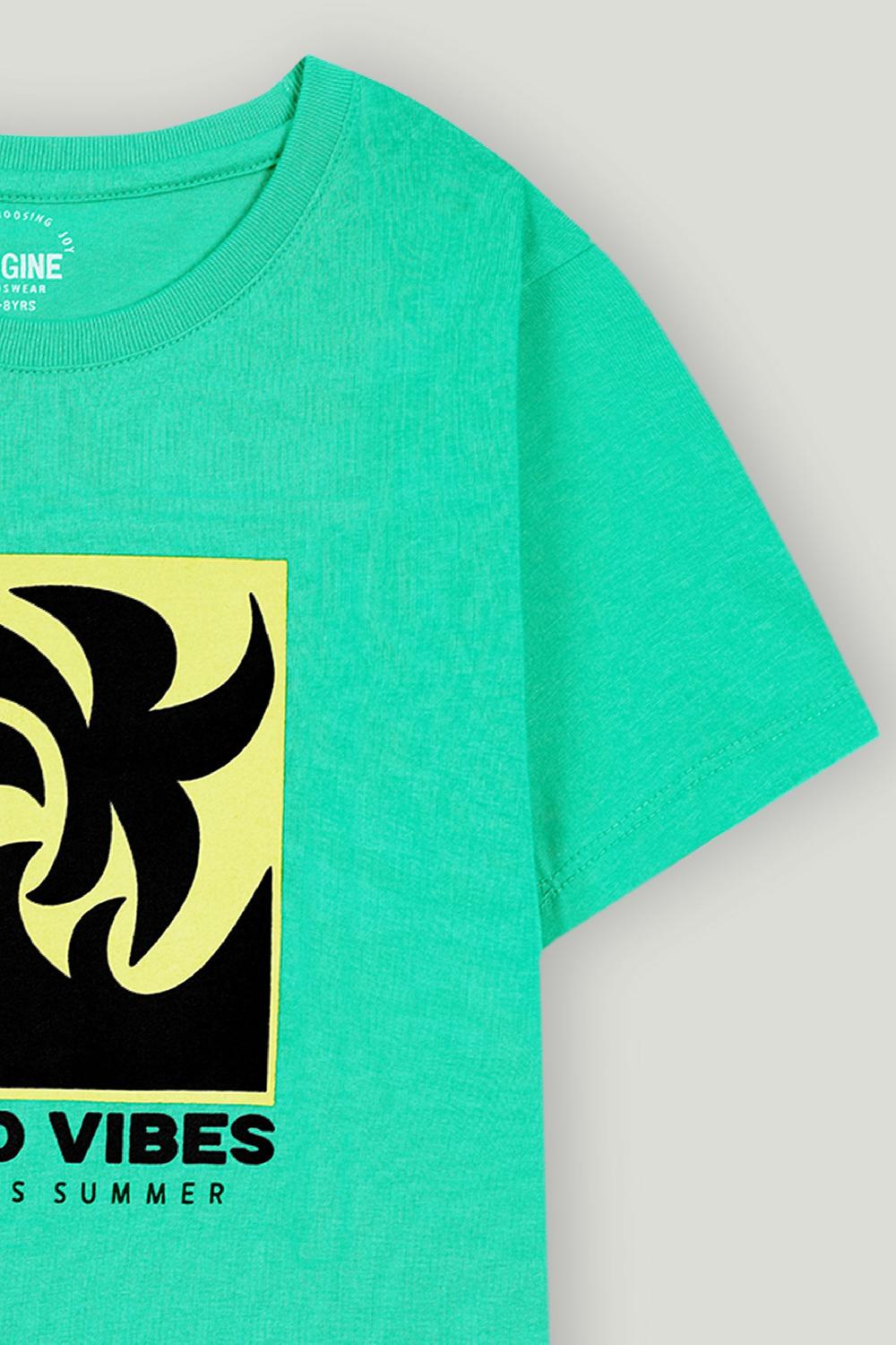 Engine Boys T Shirt VKT234-K02-GRN