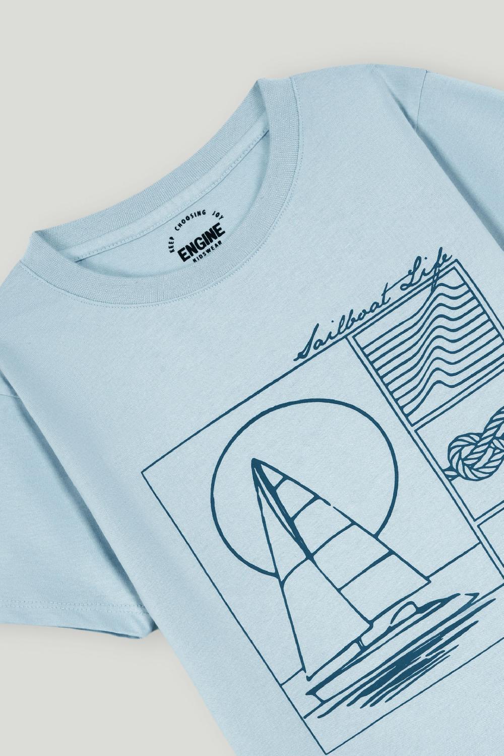 Engine Boys T Shirt VKT238-K02-SKB