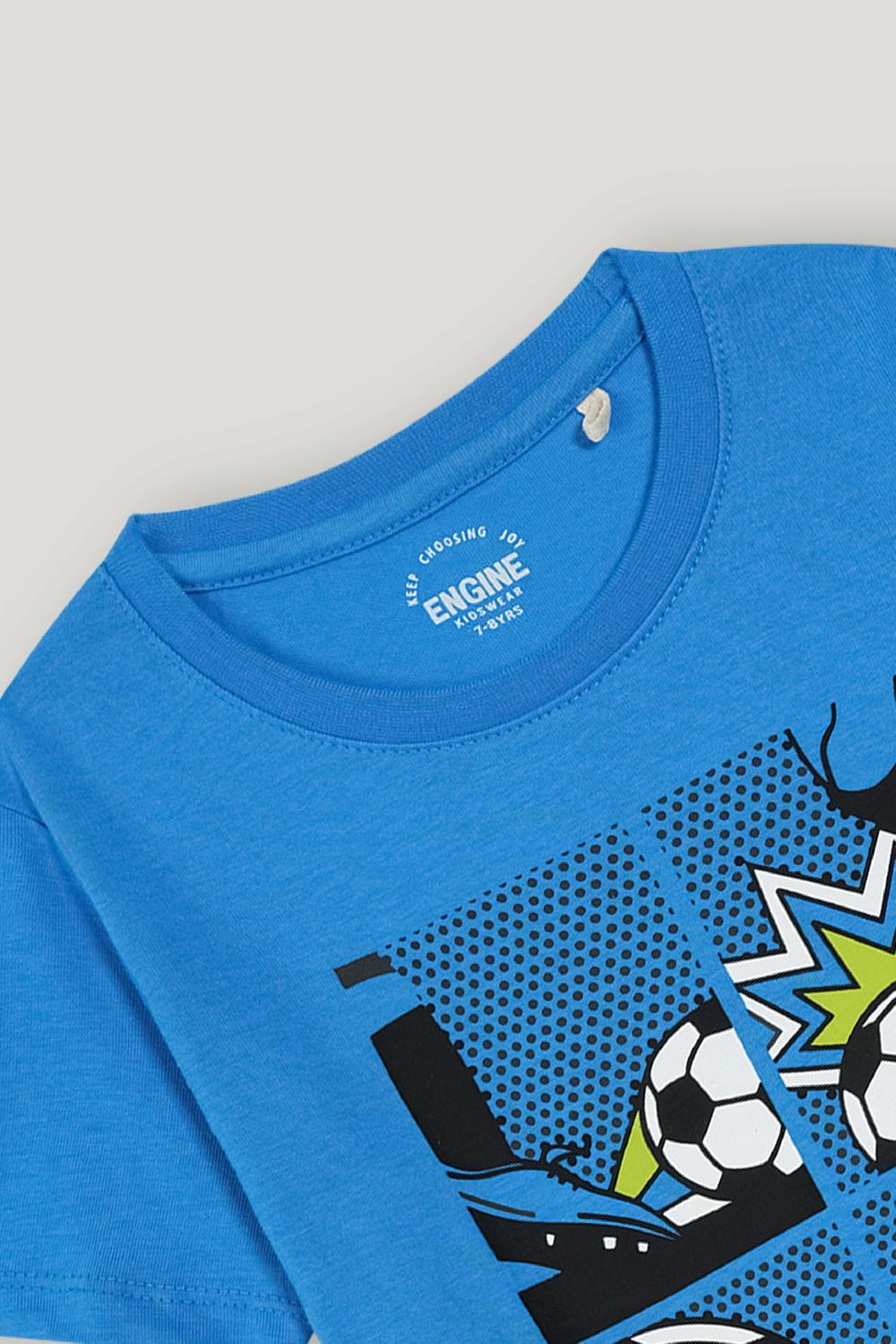 Engine Boys T Shirt VKT242-K02-BLU