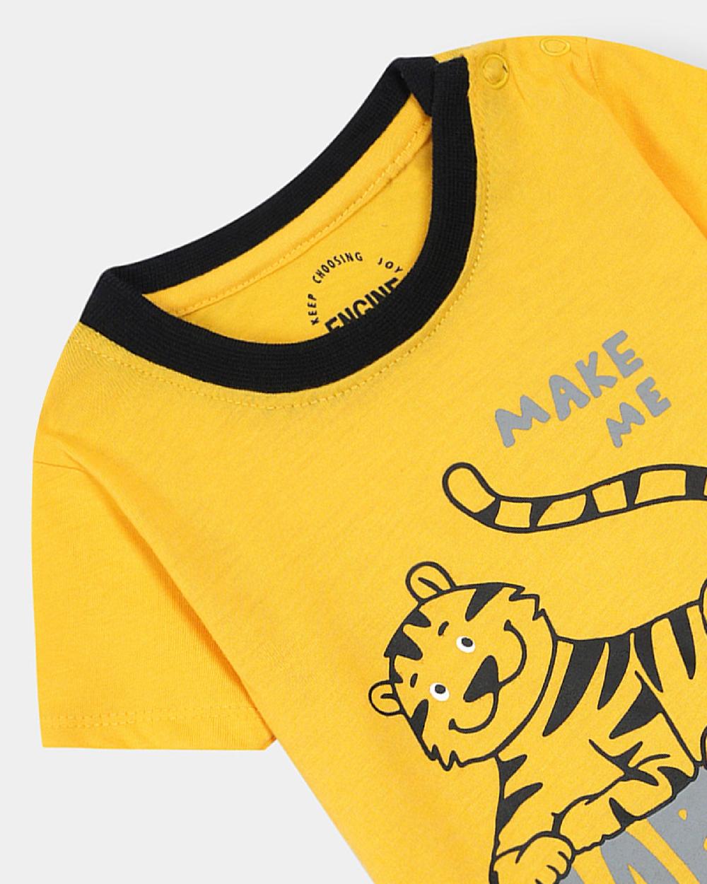 Engine Boys T Shirt VTT099-2YR-YEL