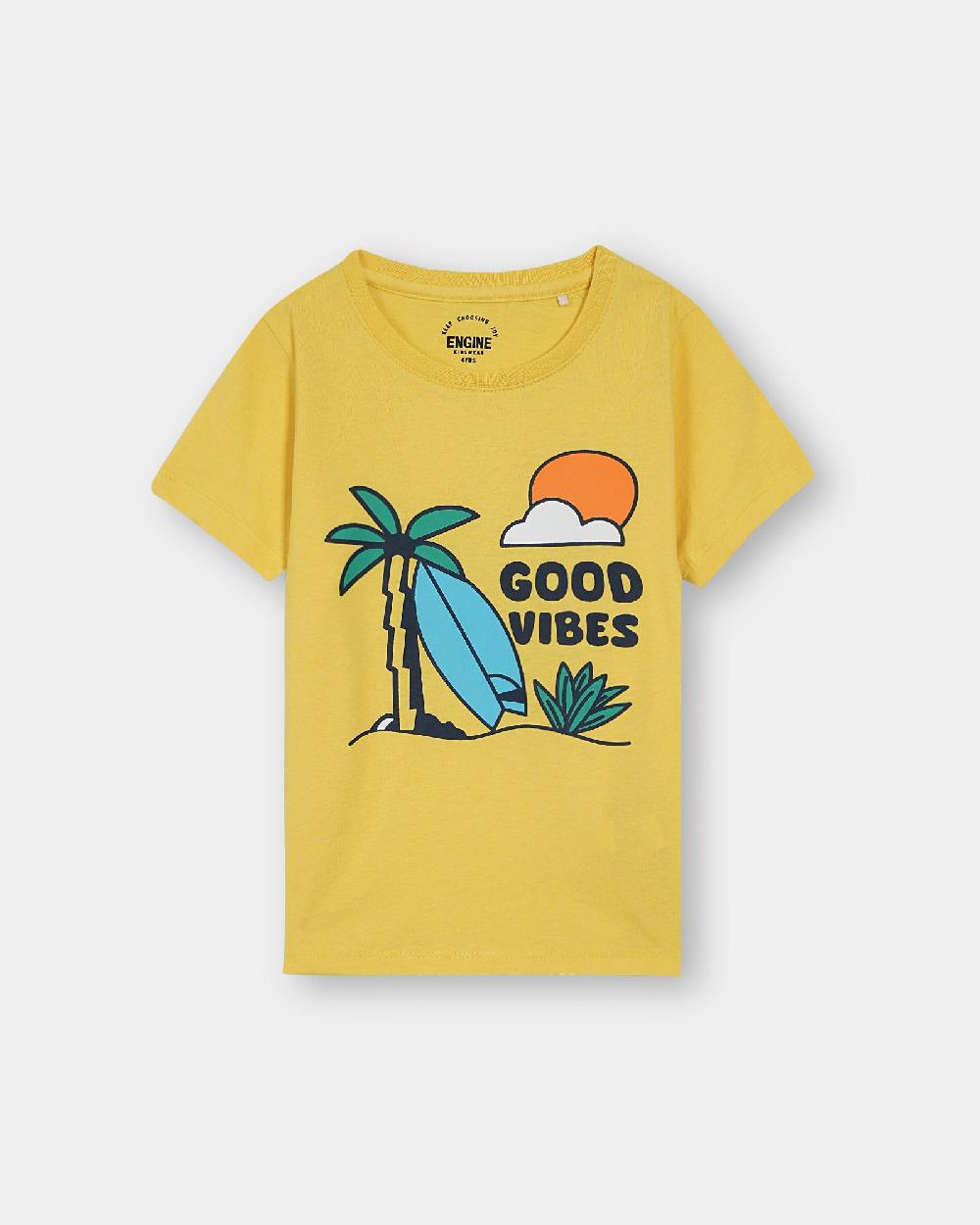 engine Boys T Shirt VTT105-2YR-YEL