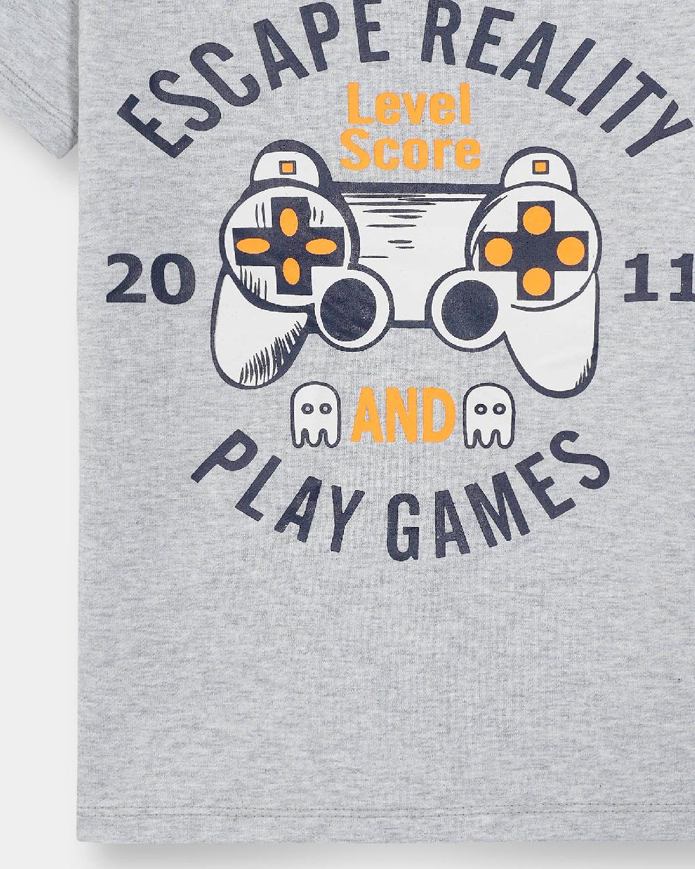 Engine Boys T Shirt VTT112-2YR-GRY