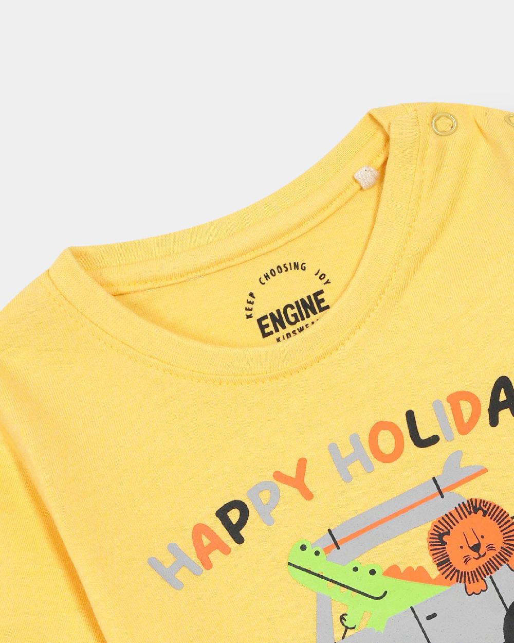 Engine Boys T Shirt VTT118-2YR-YEL