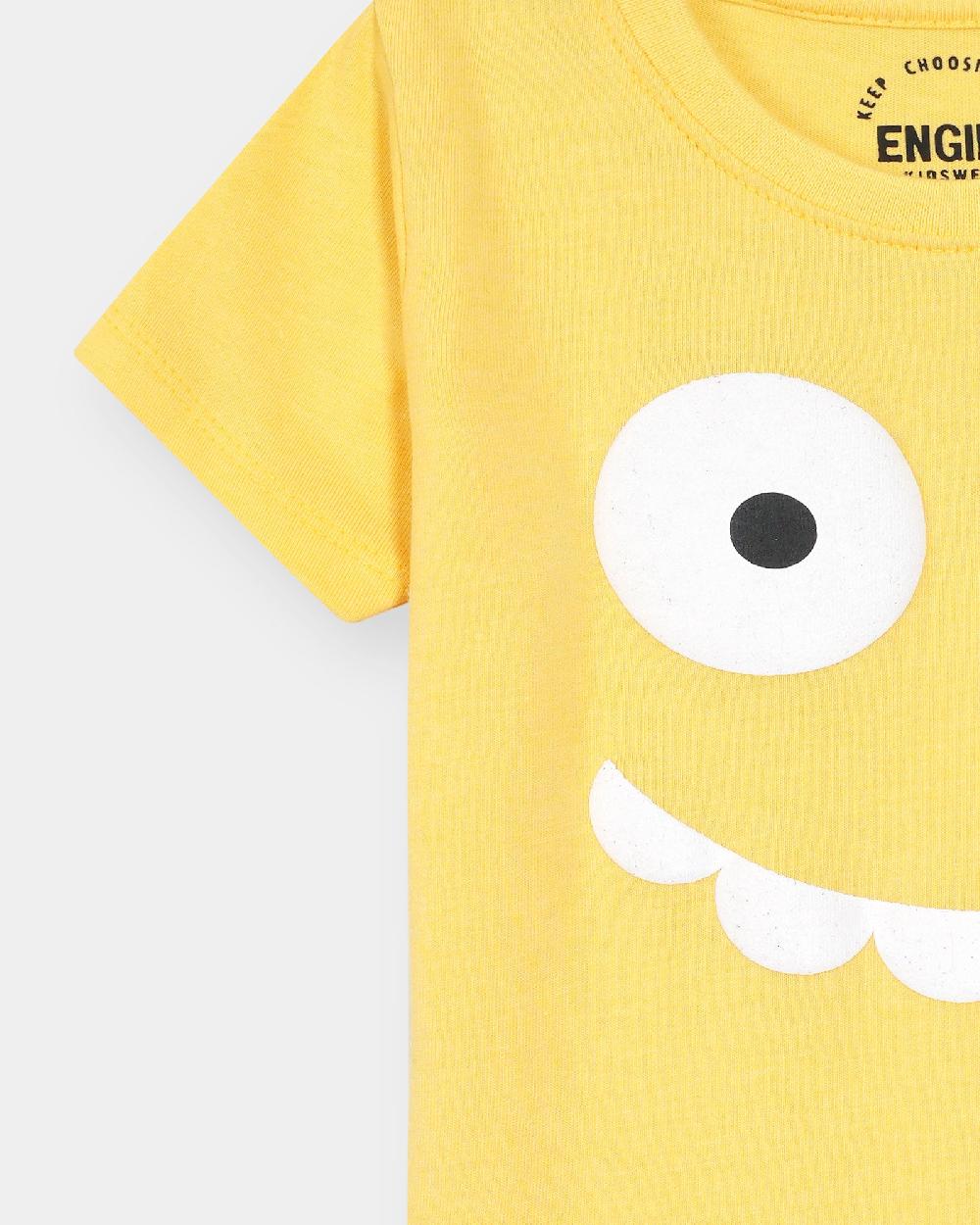 Engine Boys T Shirt VTT122-2YR-YEL