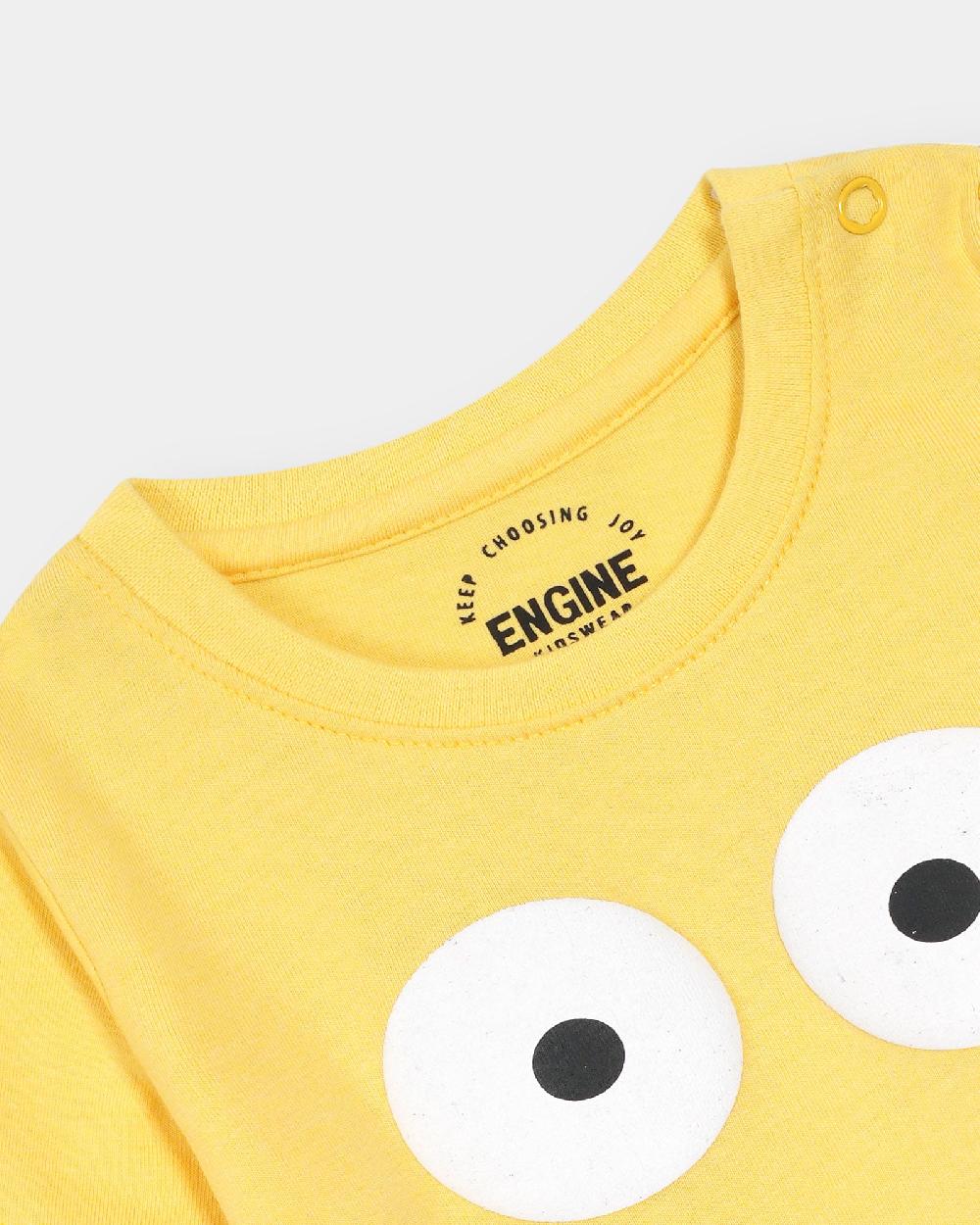 Engine Boys T Shirt VTT122-2YR-YEL