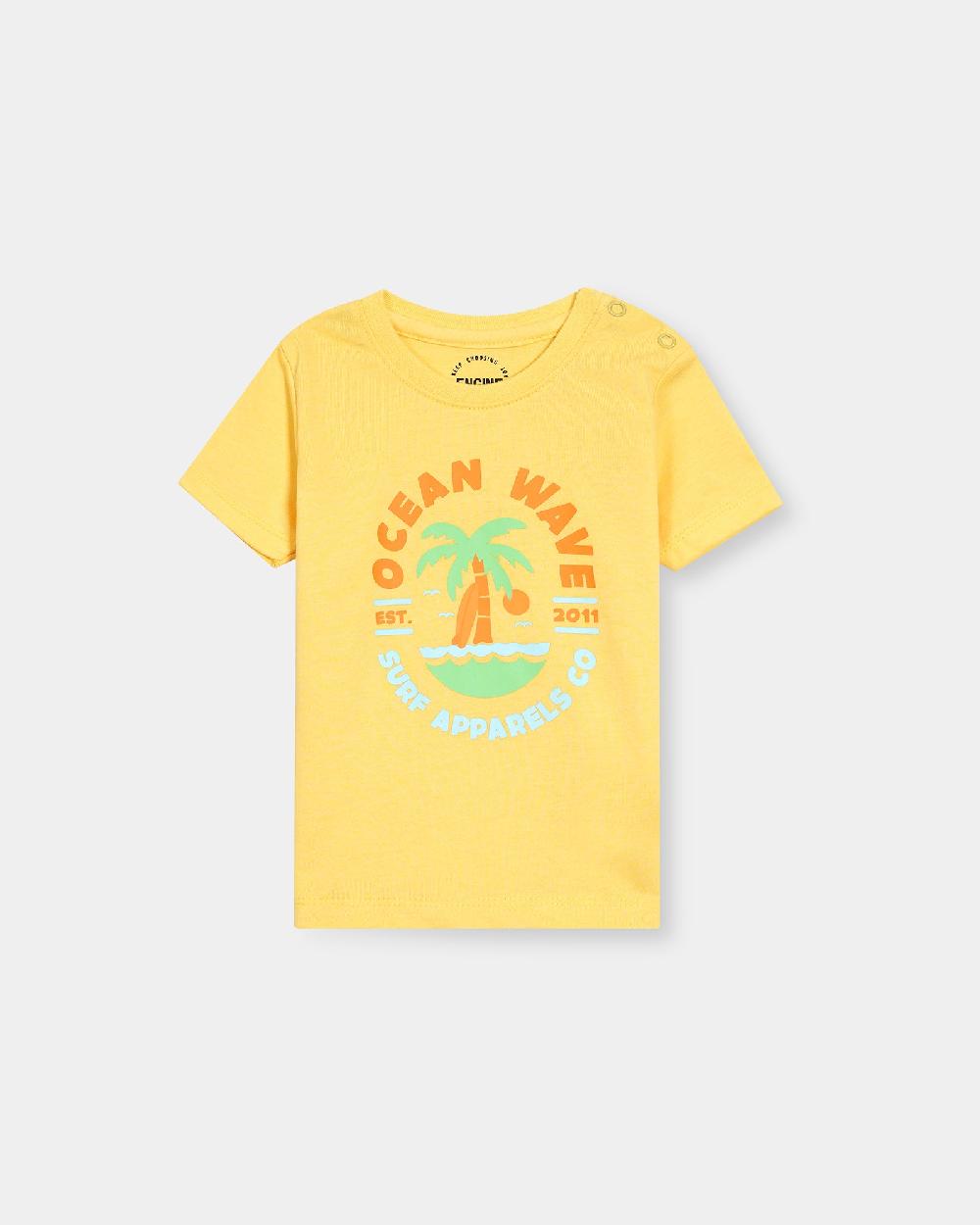 engine Boys T Shirt VTT123-2YR-YEL