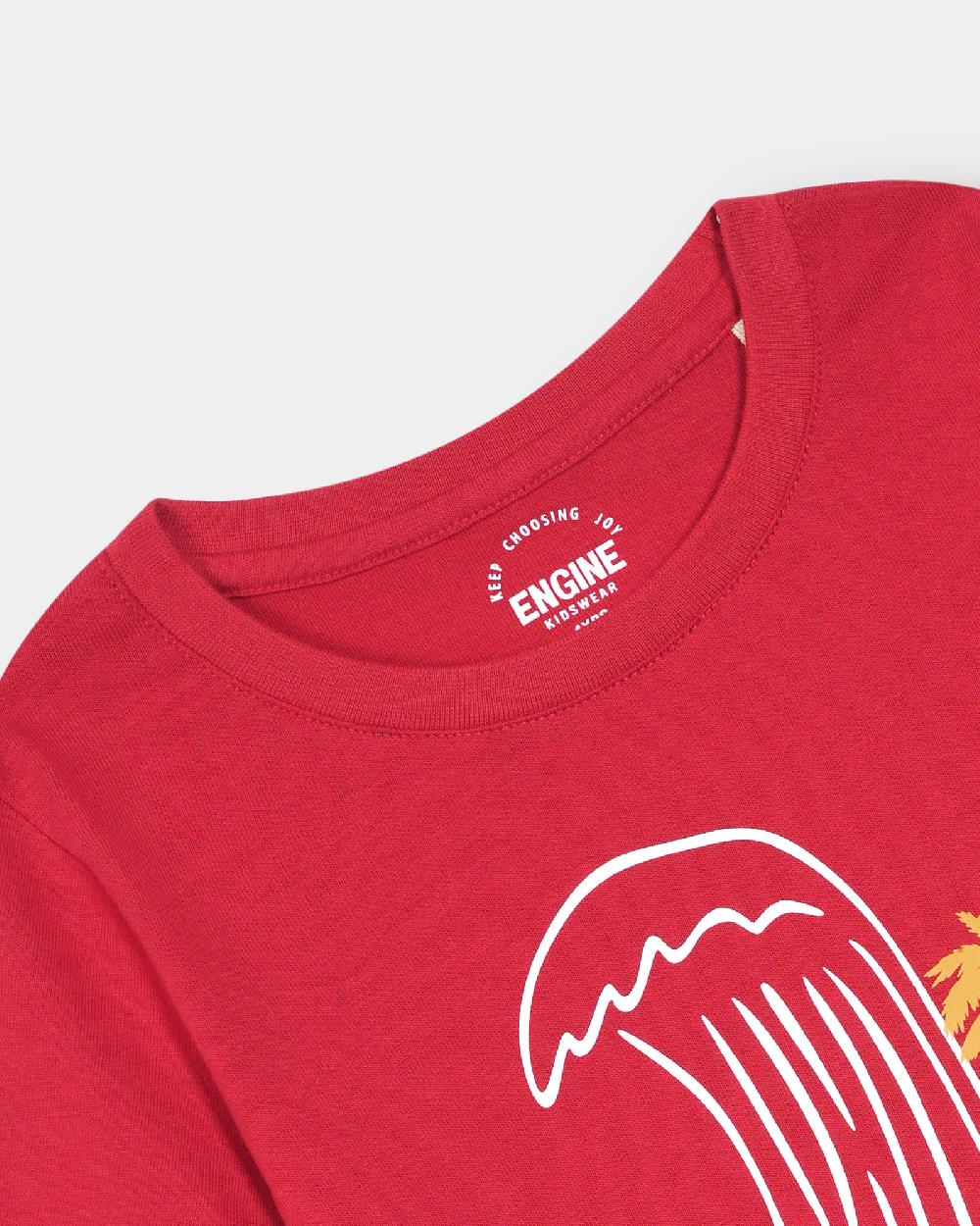 Engine Boys T Shirt VTT151-2YR-RED