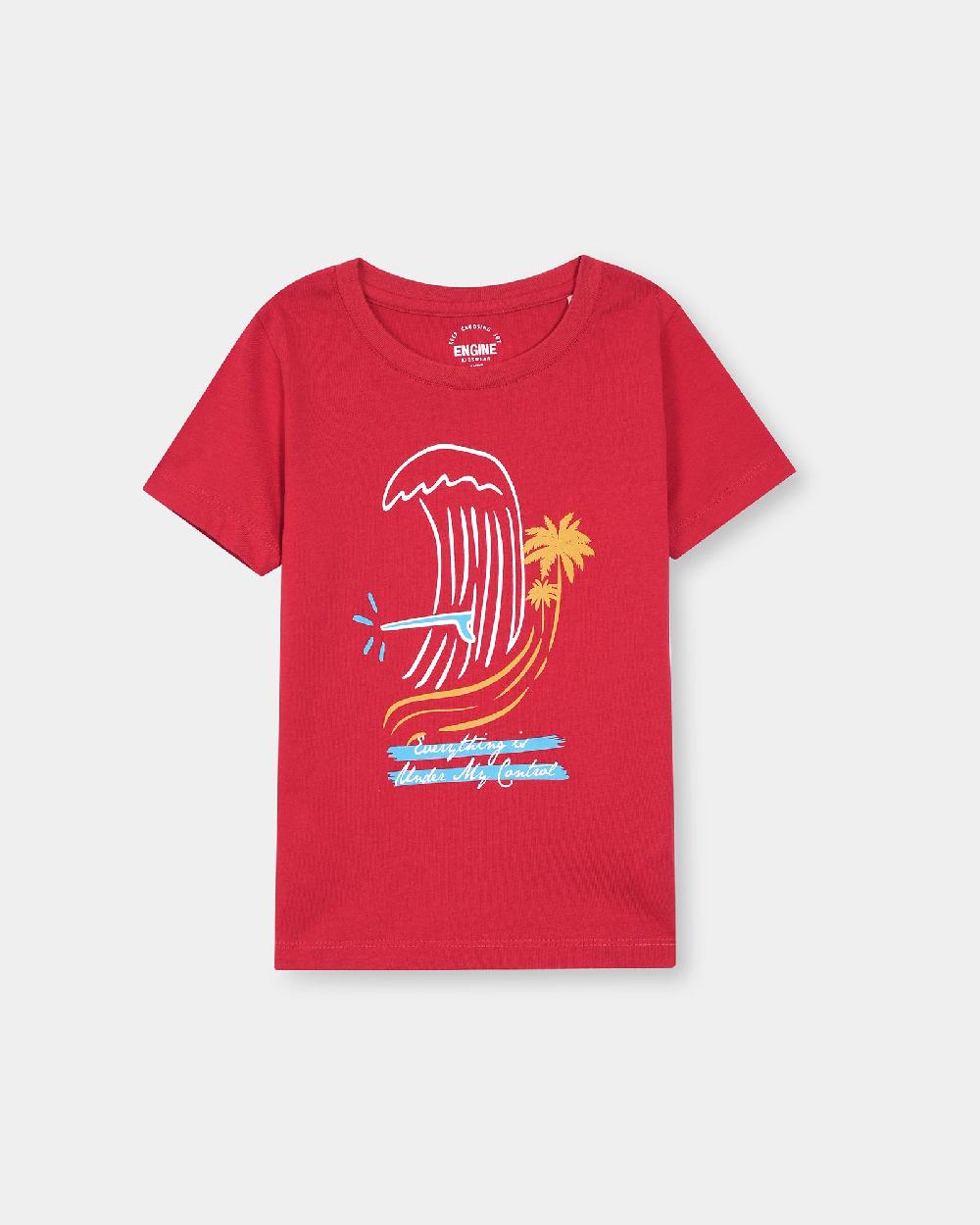 engine Boys T Shirt VTT151-2YR-RED