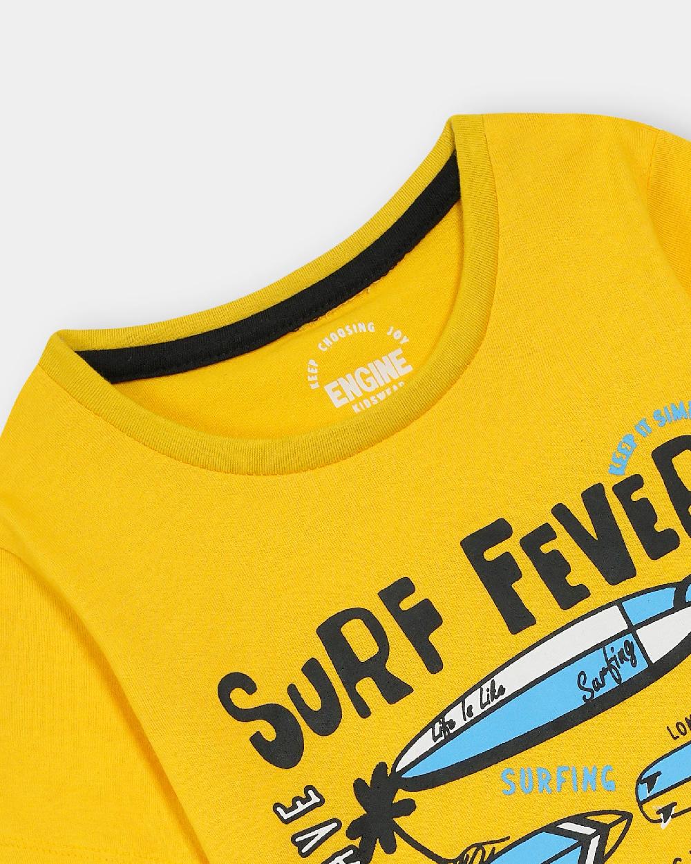 Engine Boys T Shirt VTT163-2YR-YEL