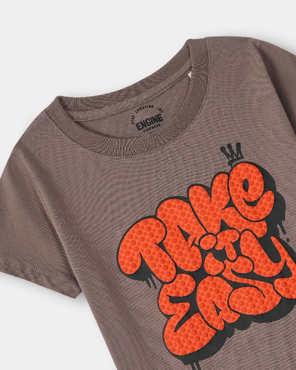 Engine Boys T Shirt VTT190-2YR-Brn