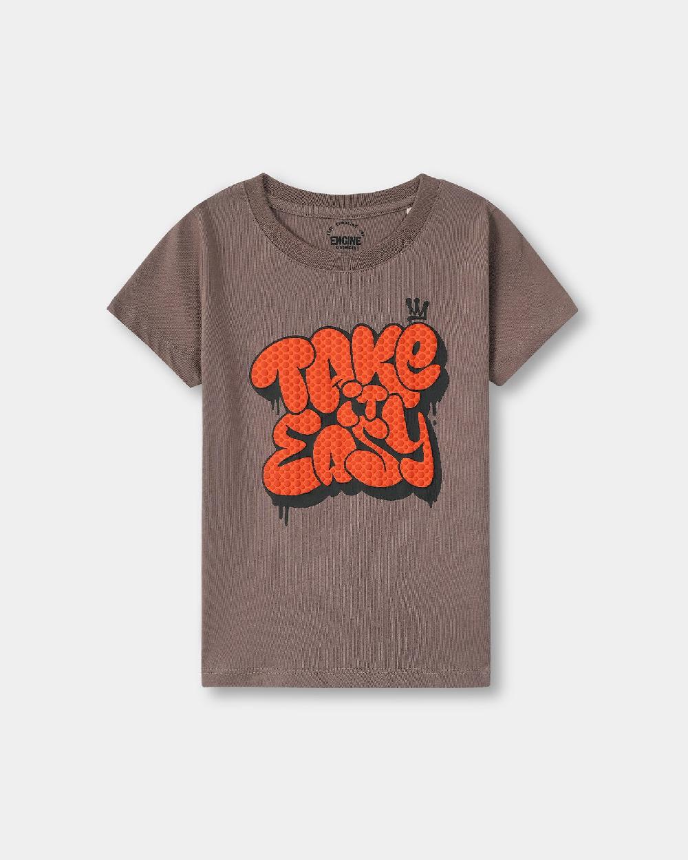 engine Boys T Shirt VTT190-2YR-Brn