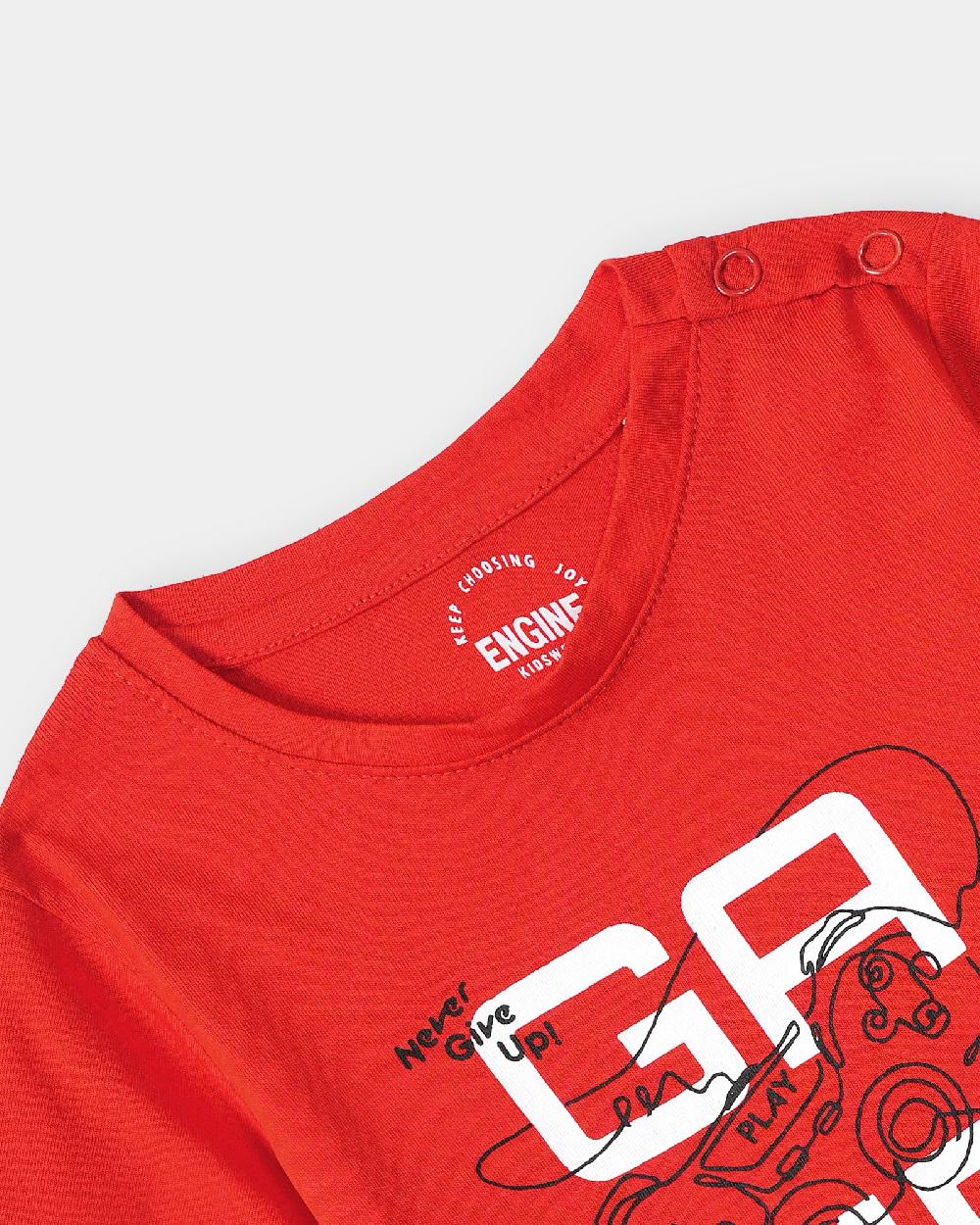 Engine Boys T Shirt VTT192-2YR-CRL