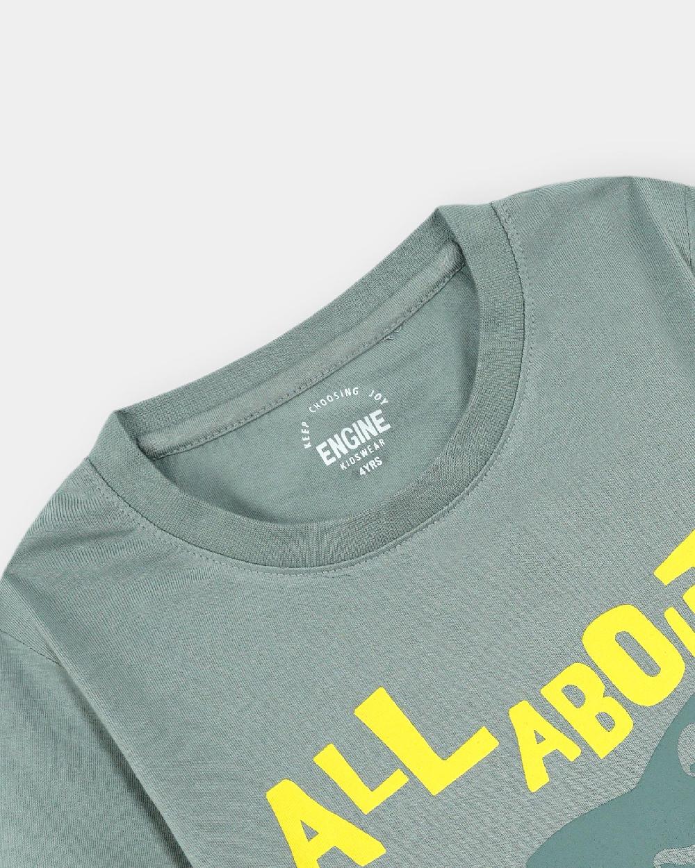 Engine Boys T Shirt VTT194-2YR-SAG