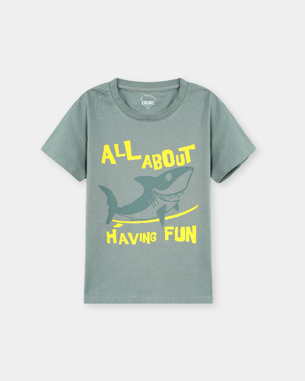 engine Boys T Shirt VTT194-2YR-SAG